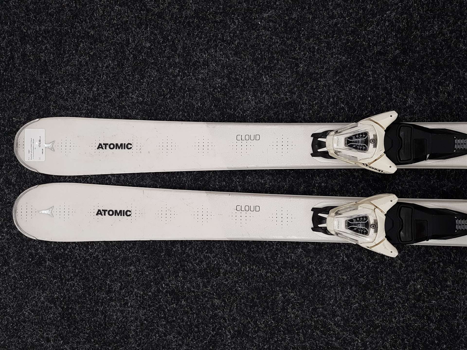 Použité lyže ATOMIC Cloud + viazanie Atomic Lithium 10