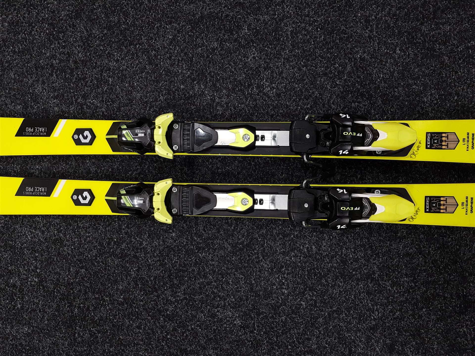 Použité lyže HEAD I.Race PRO World Cup Rebels + viazanie Head Freeflex EVO 14
