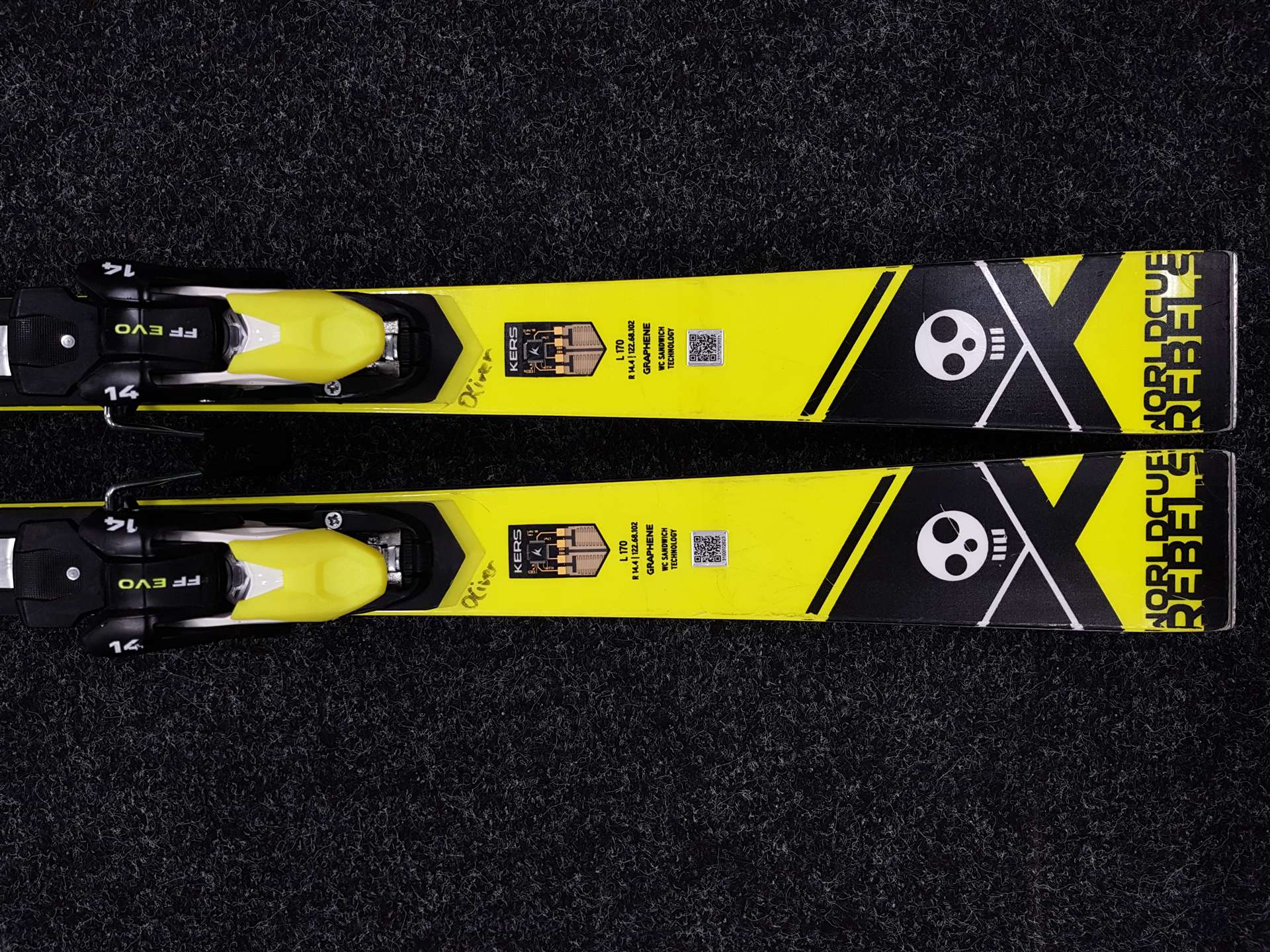 Použité lyže HEAD I.Race PRO World Cup Rebels + viazanie Head Freeflex EVO 14