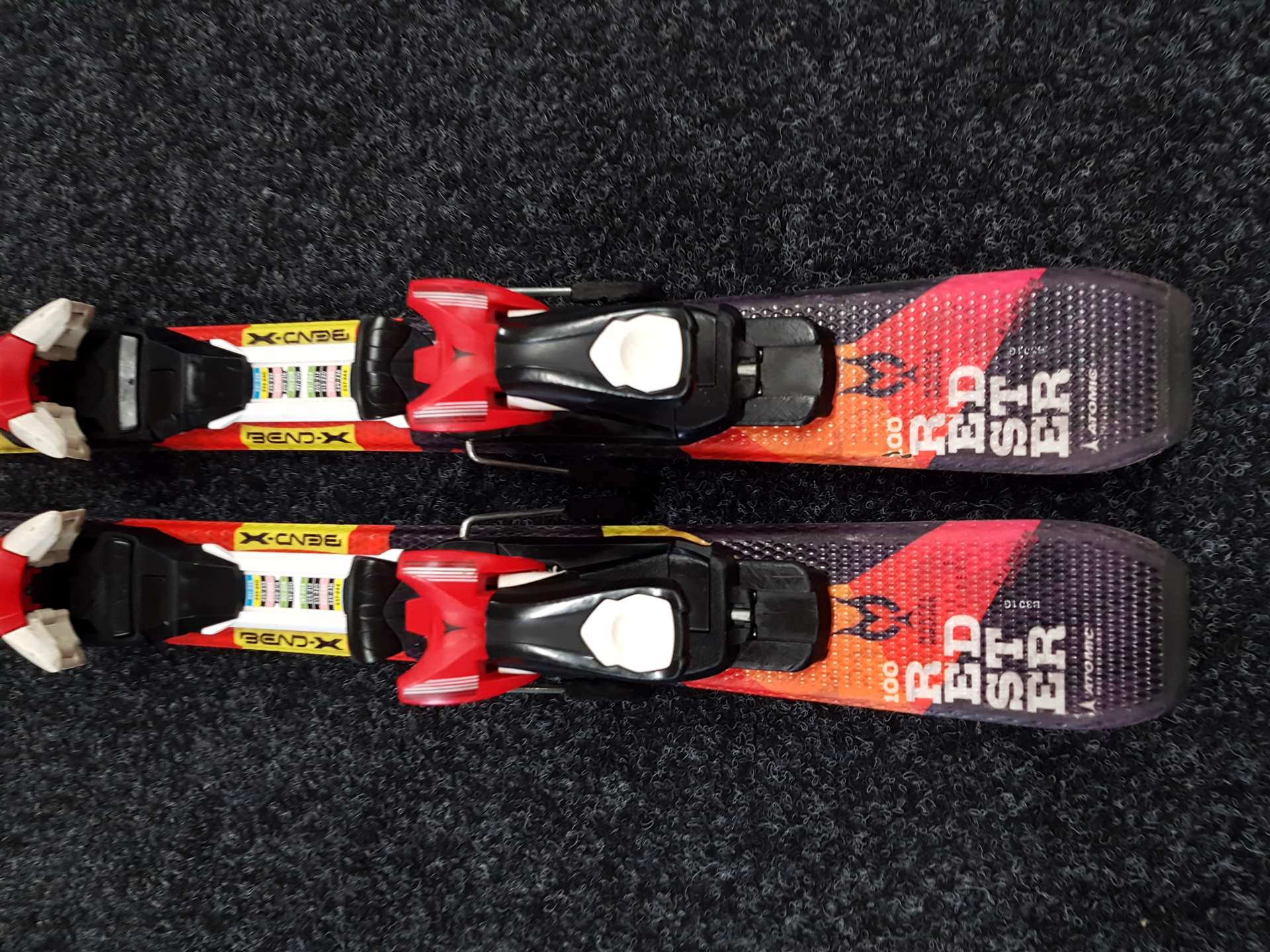 Použité detské lyže ATOMIC Redster + viazanie Atomic XTE 45