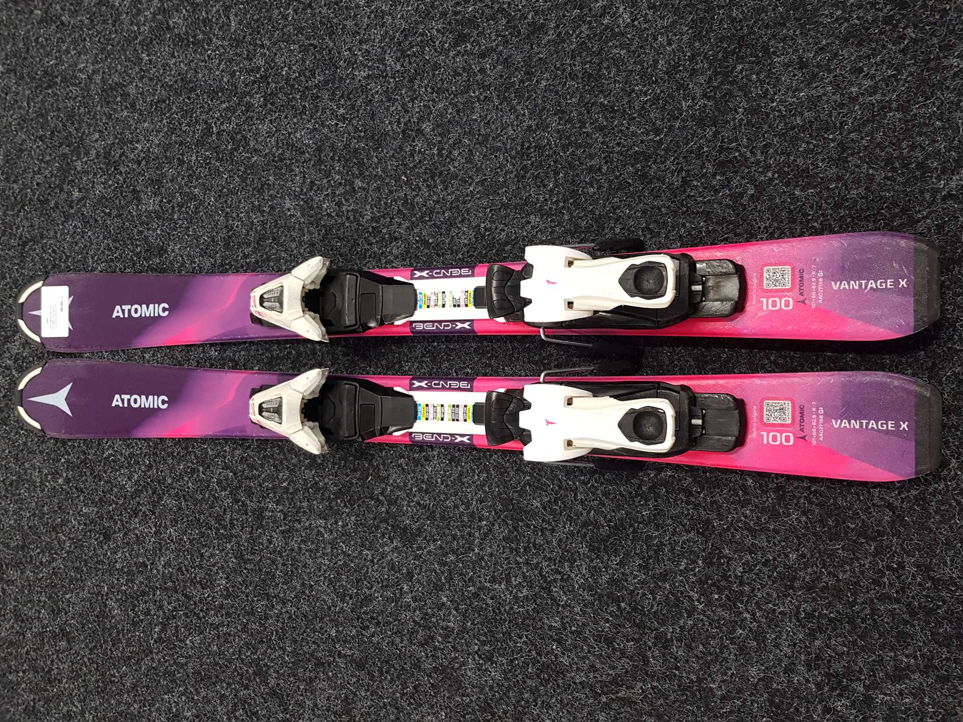 Použité detské lyže ATOMIC Vantage X + viazanie Atomic 4.5
