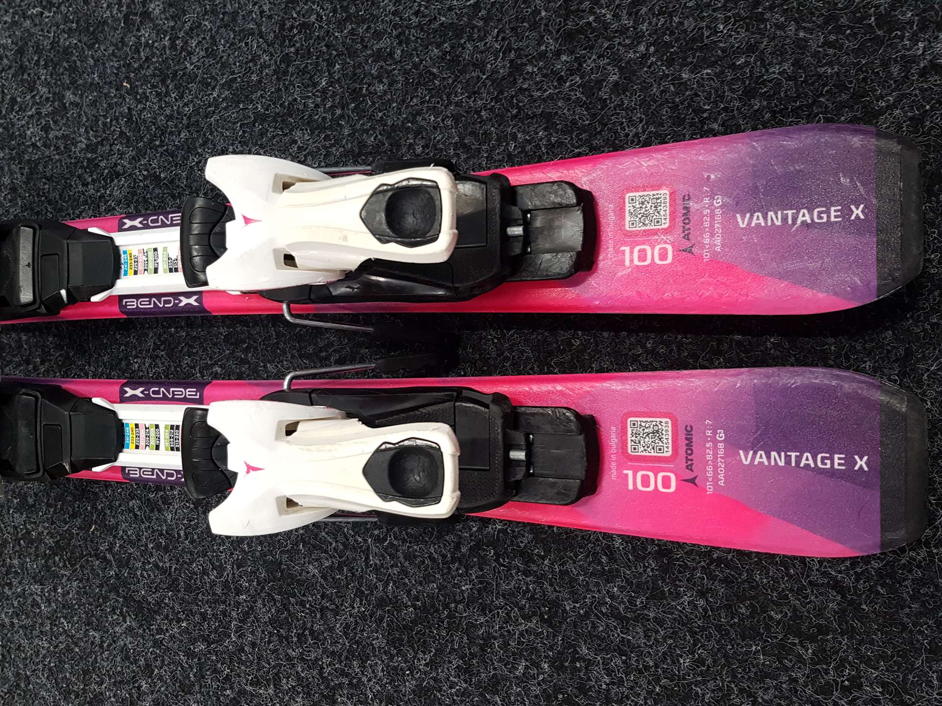 Použité detské lyže ATOMIC Vantage X + viazanie Atomic 4.5