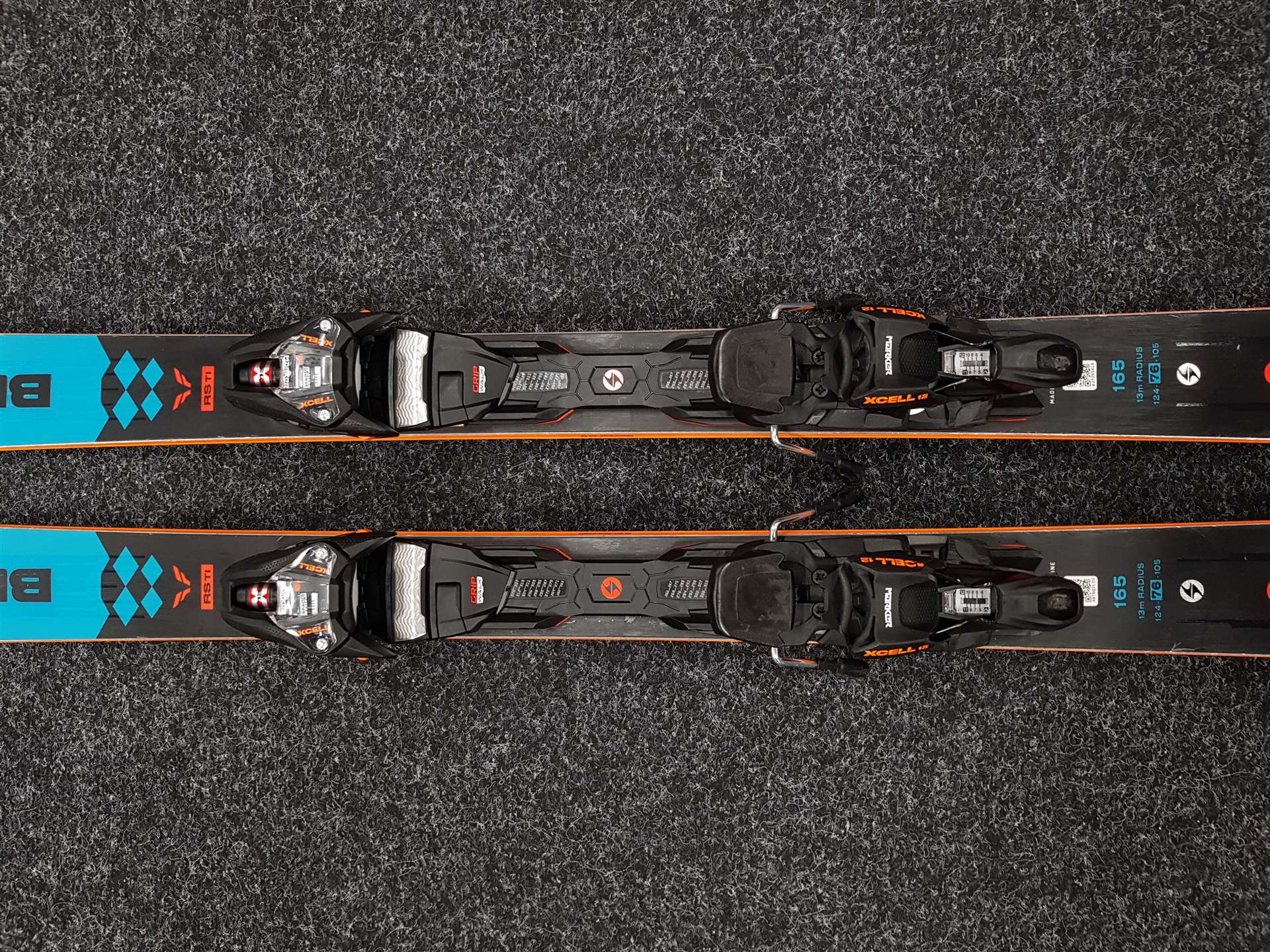 Použité lyže BLIZZARD Firebird RS Ti + viazanie Marker Xcell 12