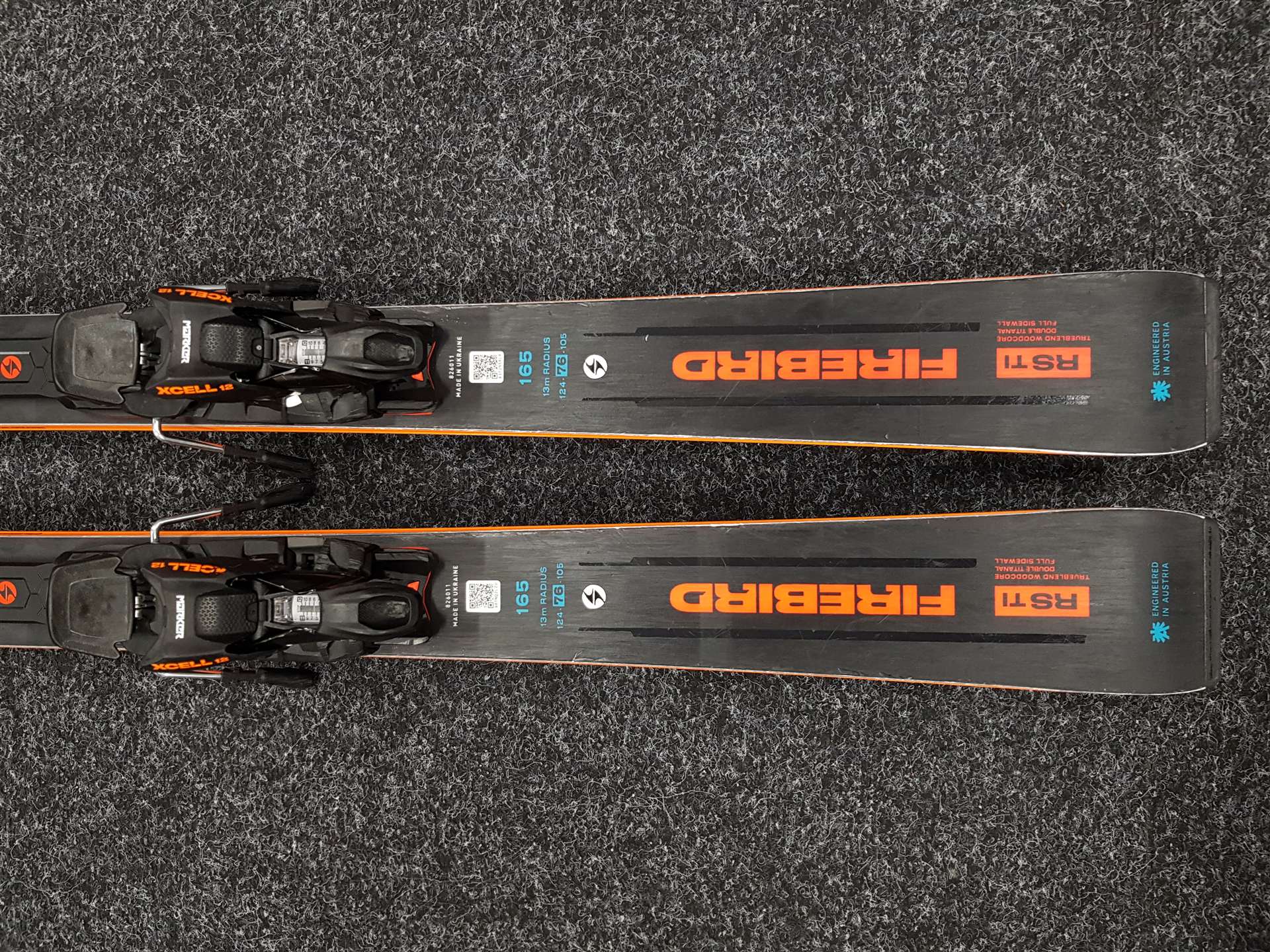 Použité lyže BLIZZARD Firebird RS Ti + viazanie Marker Xcell 12