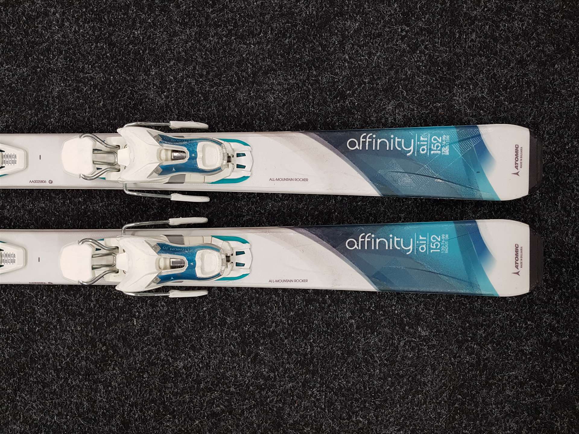 Použité lyže ATOMIC Affinity Air + viazanie Atomic 10