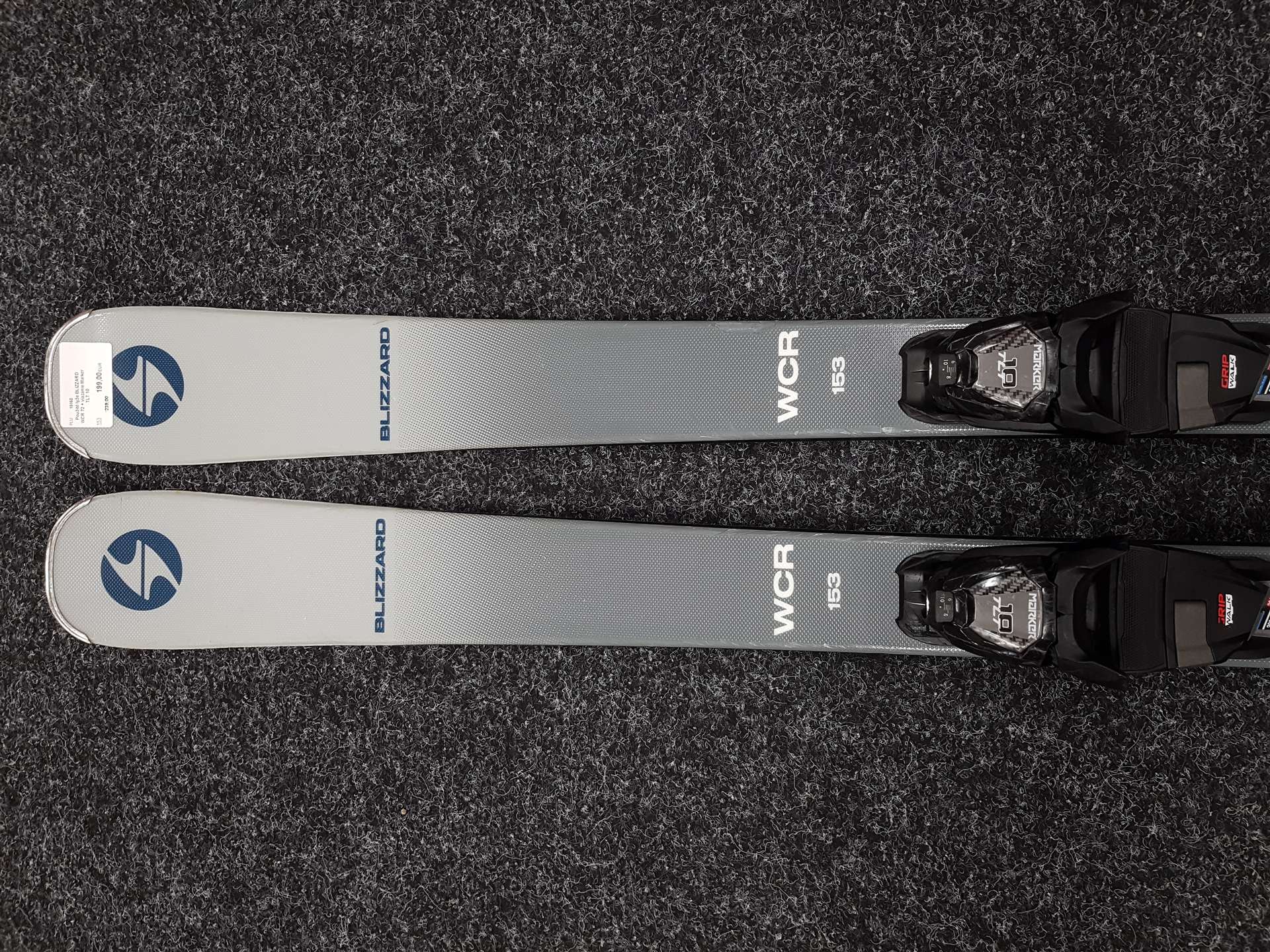 Použité lyže BLIZZARD WCR 72 + viazanie Marker TLT 10