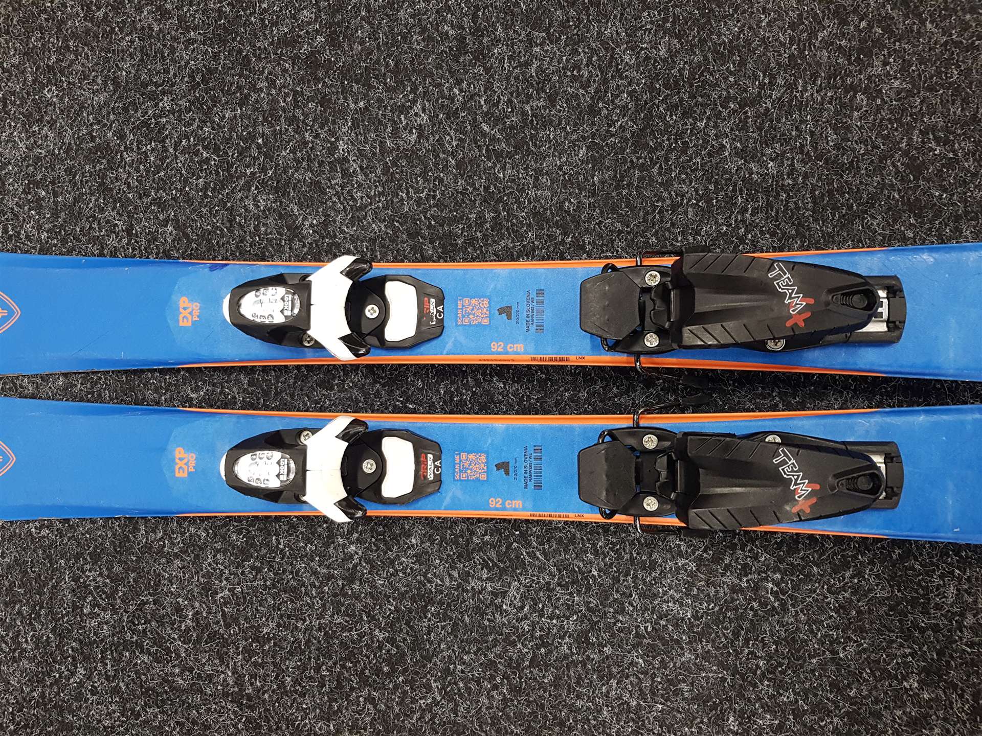 Použité detské lyže ROSSIGNOL Experience PRO + viazanie Look Team 4