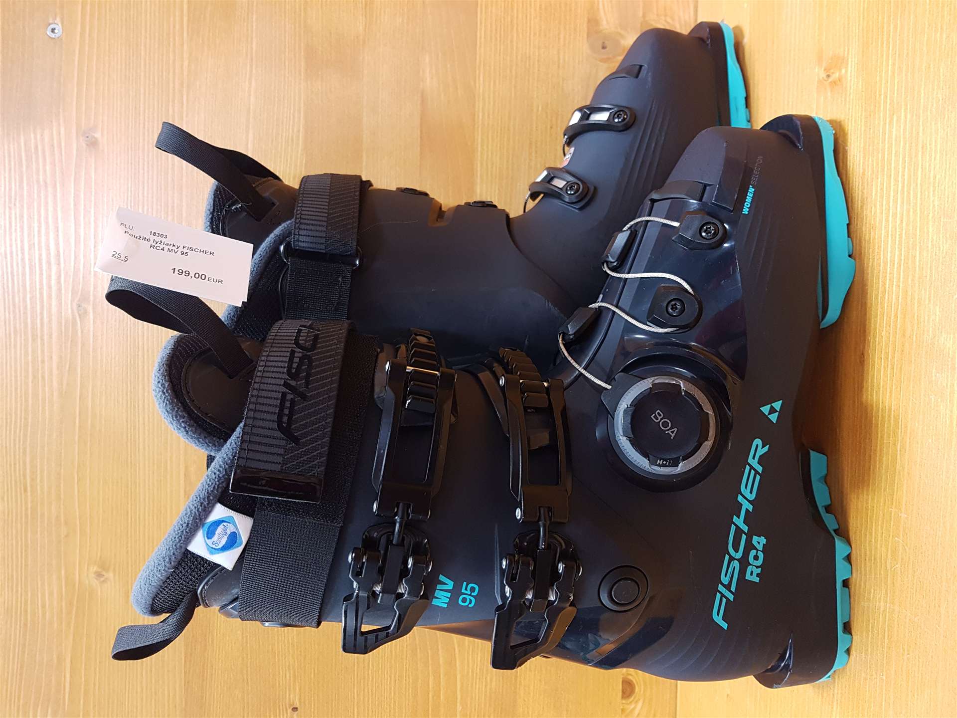Použité lyžiarky FISCHER RC4 BOA MV 95