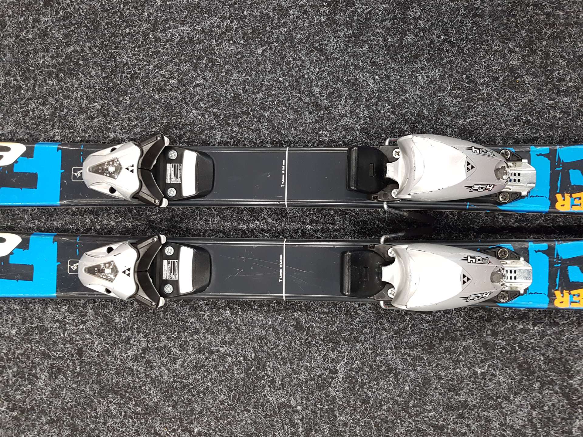 Použité detské lyže ELAN Hyper Flow + viazanie Fischer FJ 4