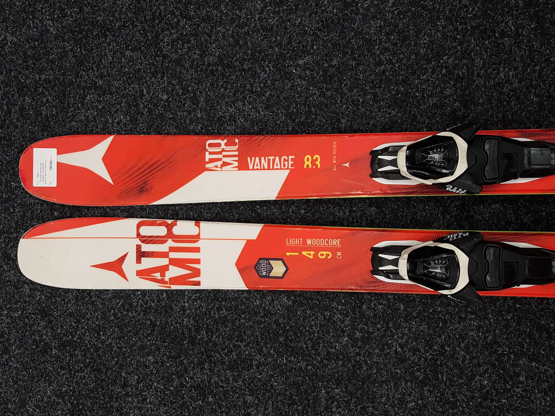 Použité freeride lyže ATOMIC Vantage 83 + viazanie Atomic Lithium 10