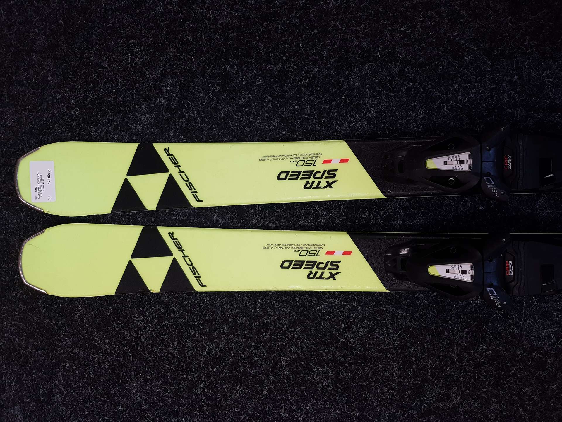 Použité lyže FISCHER RC4 XTR SPEED + viazanie Fischer RS 10