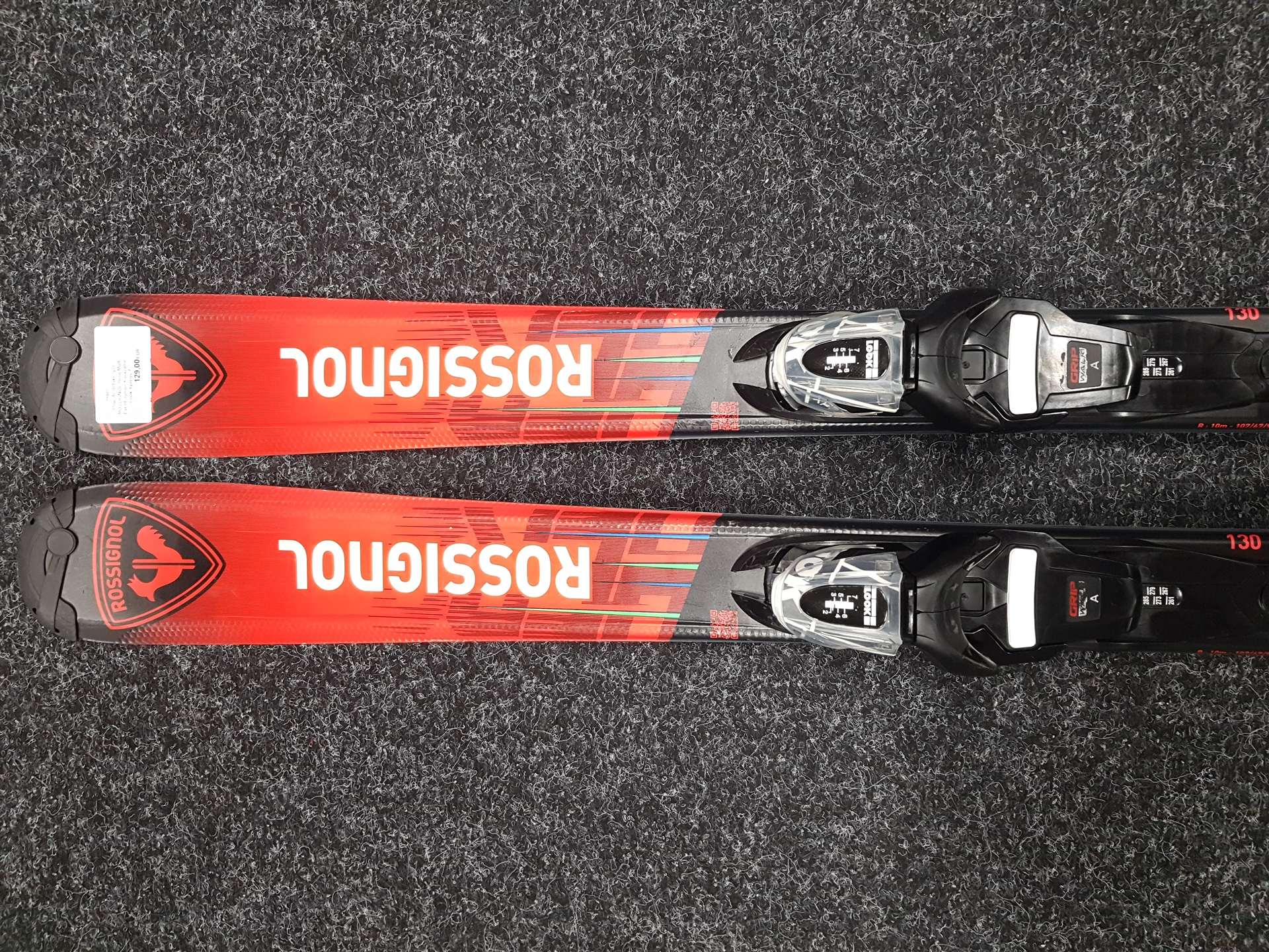 Použité detské lyže ROSSIGNOL Hero Multi Event Junior + viazanie Look Xpress 7