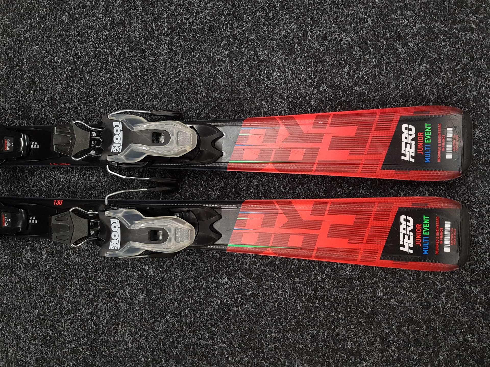 Použité detské lyže ROSSIGNOL Hero Multi Event Junior + viazanie Look Xpress 7