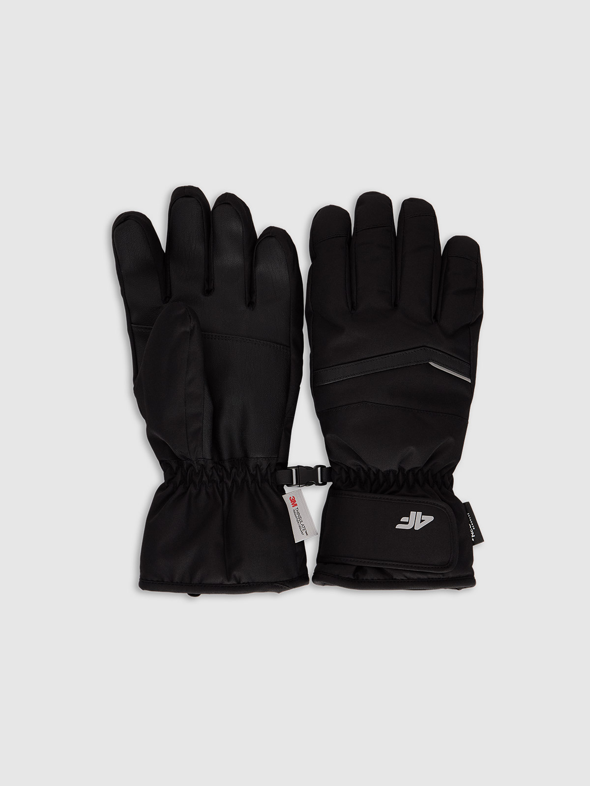 Lyžiarske rukavice 4F FNK F248 DEEP BLACK
