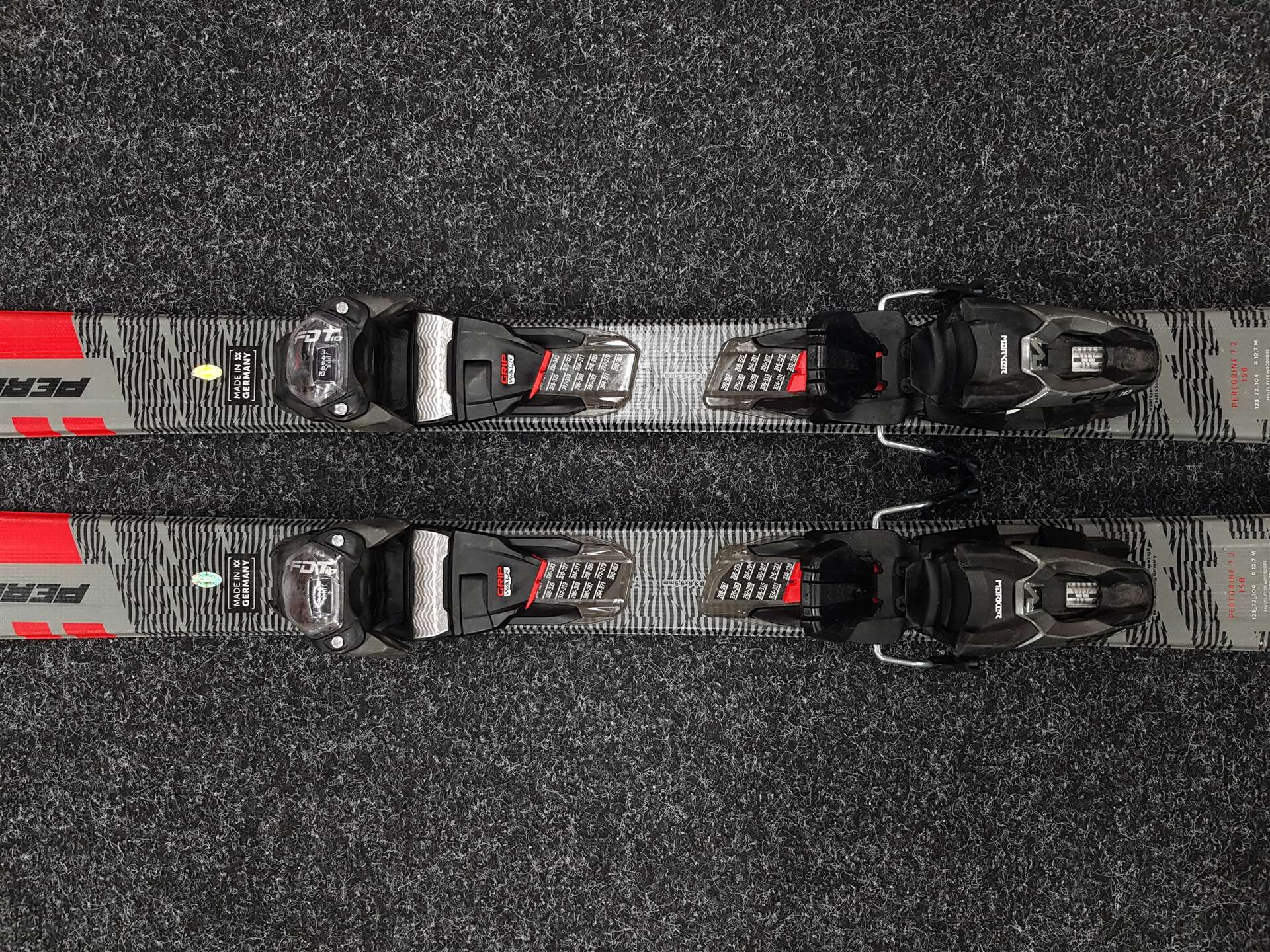 Použité lyže VOLKL Peregrine 7.2 + viazanie Marker FDT 10
