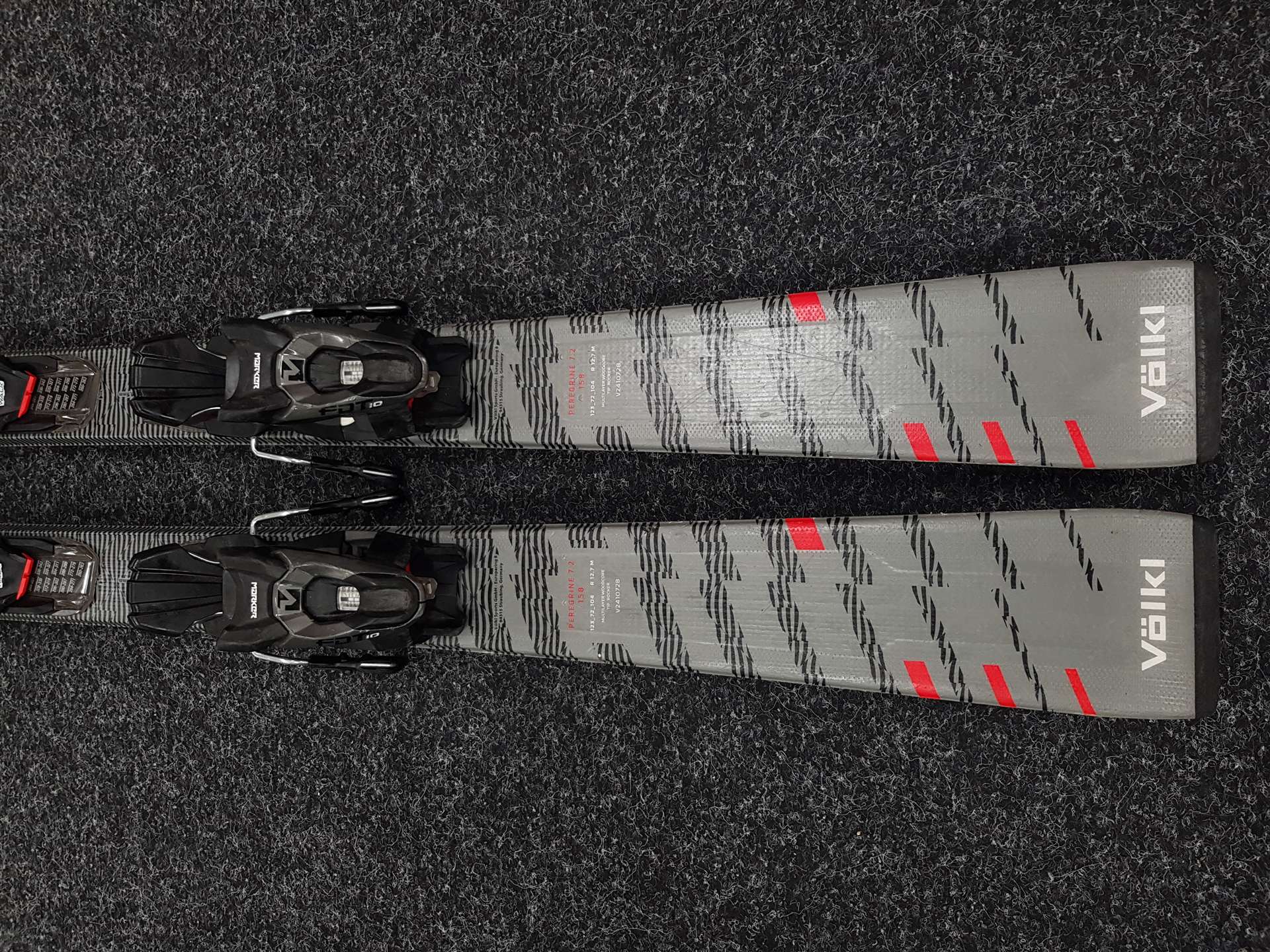 Použité lyže VOLKL Peregrine 7.2 + viazanie Marker FDT 10