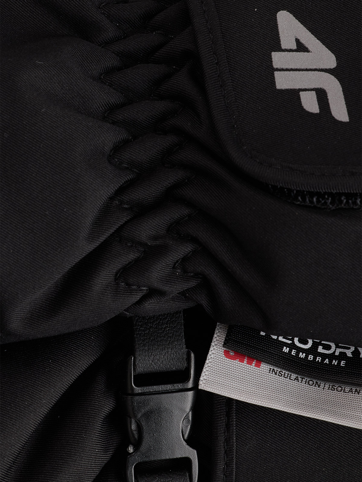 Lyžiarske rukavice 4F FNK F248 DEEP BLACK