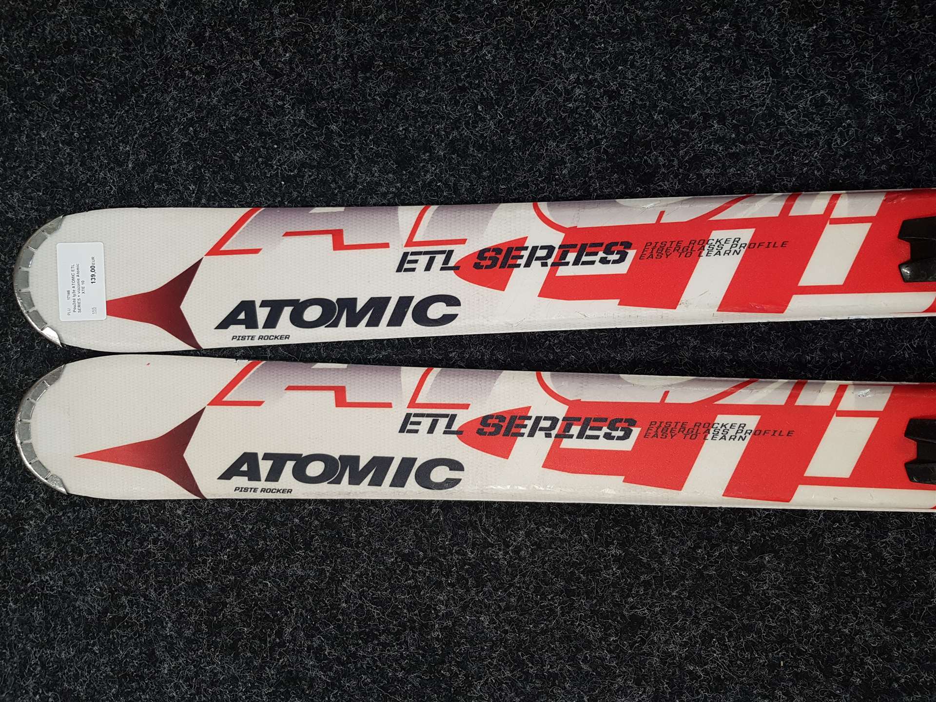 Použité lyže ATOMIC ETL SERIES + viazanie Atomic XTE 10