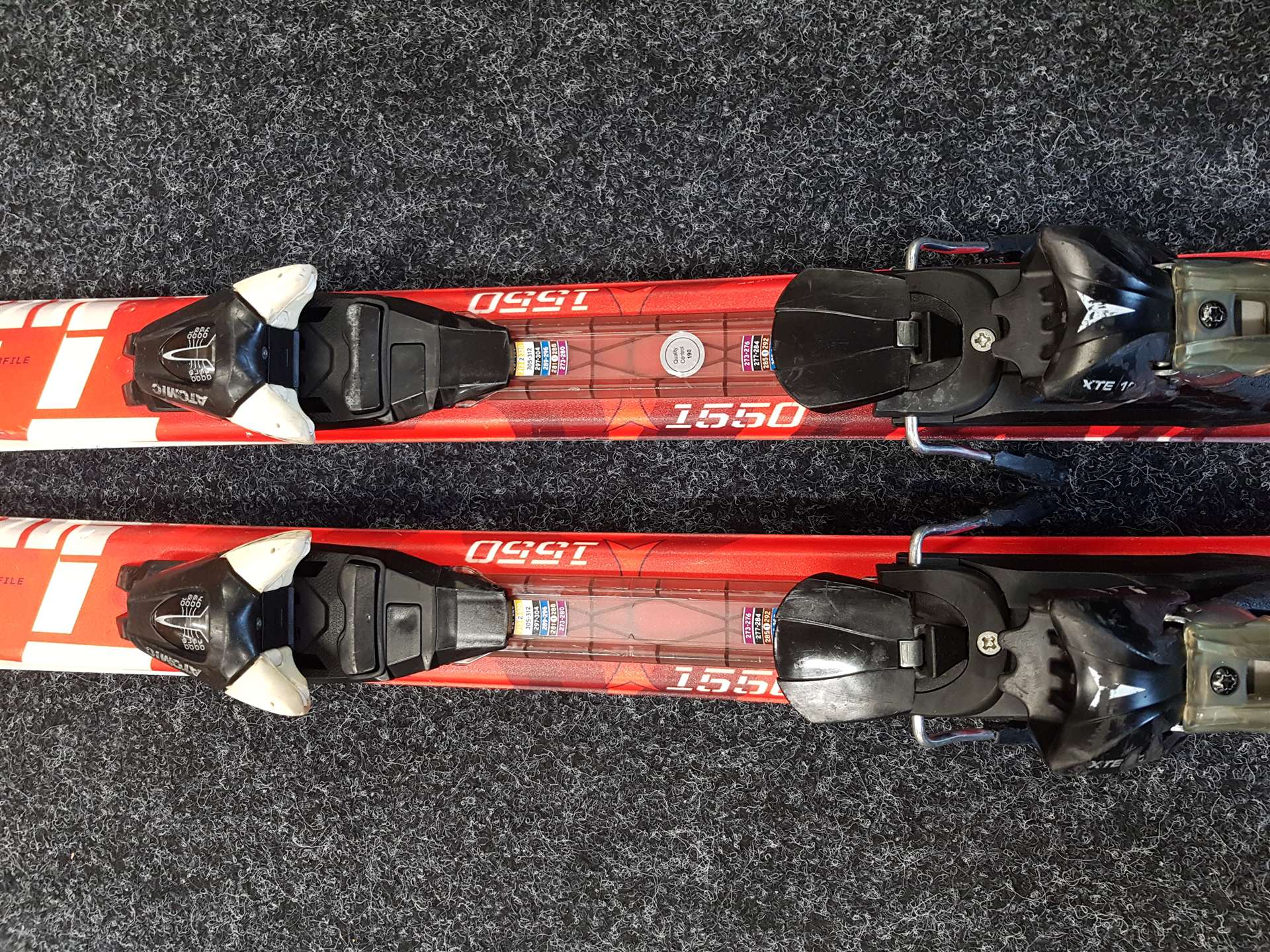 Použité lyže ATOMIC ETL SERIES + viazanie Atomic XTE 10