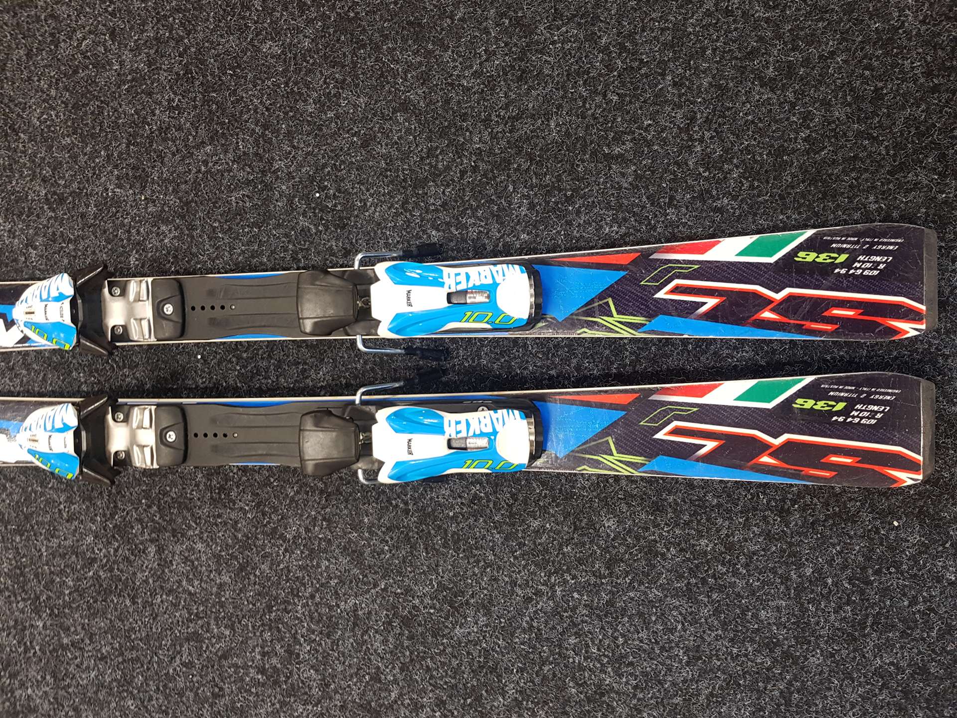 Použité lyže NORDICA Dobermann + viazanie Marker 10