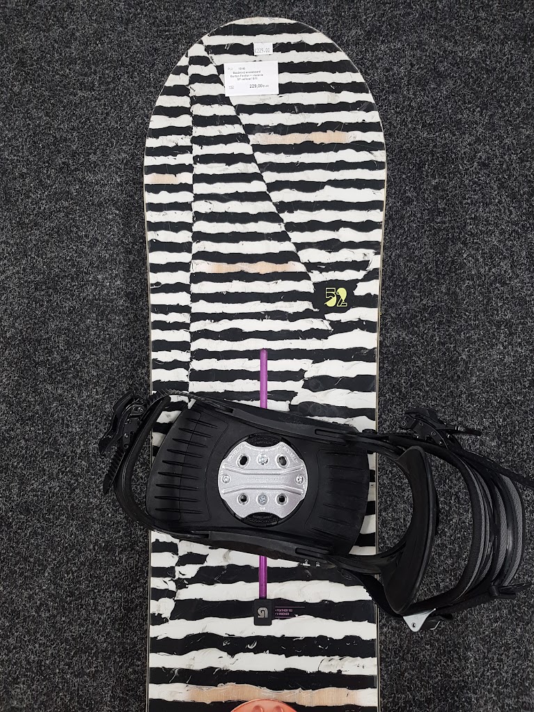 Bazárový snowboard Burton Feather + viazanie SP veľkosť S/M