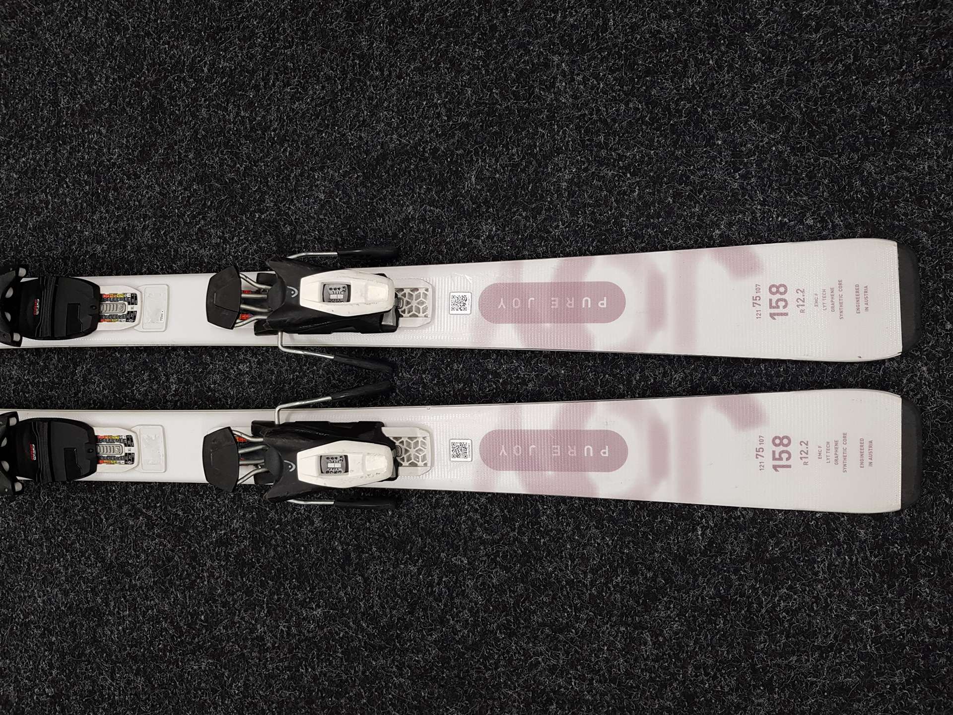 Použité lyže HEAD Pure Joy + viazanie Head A3A 9