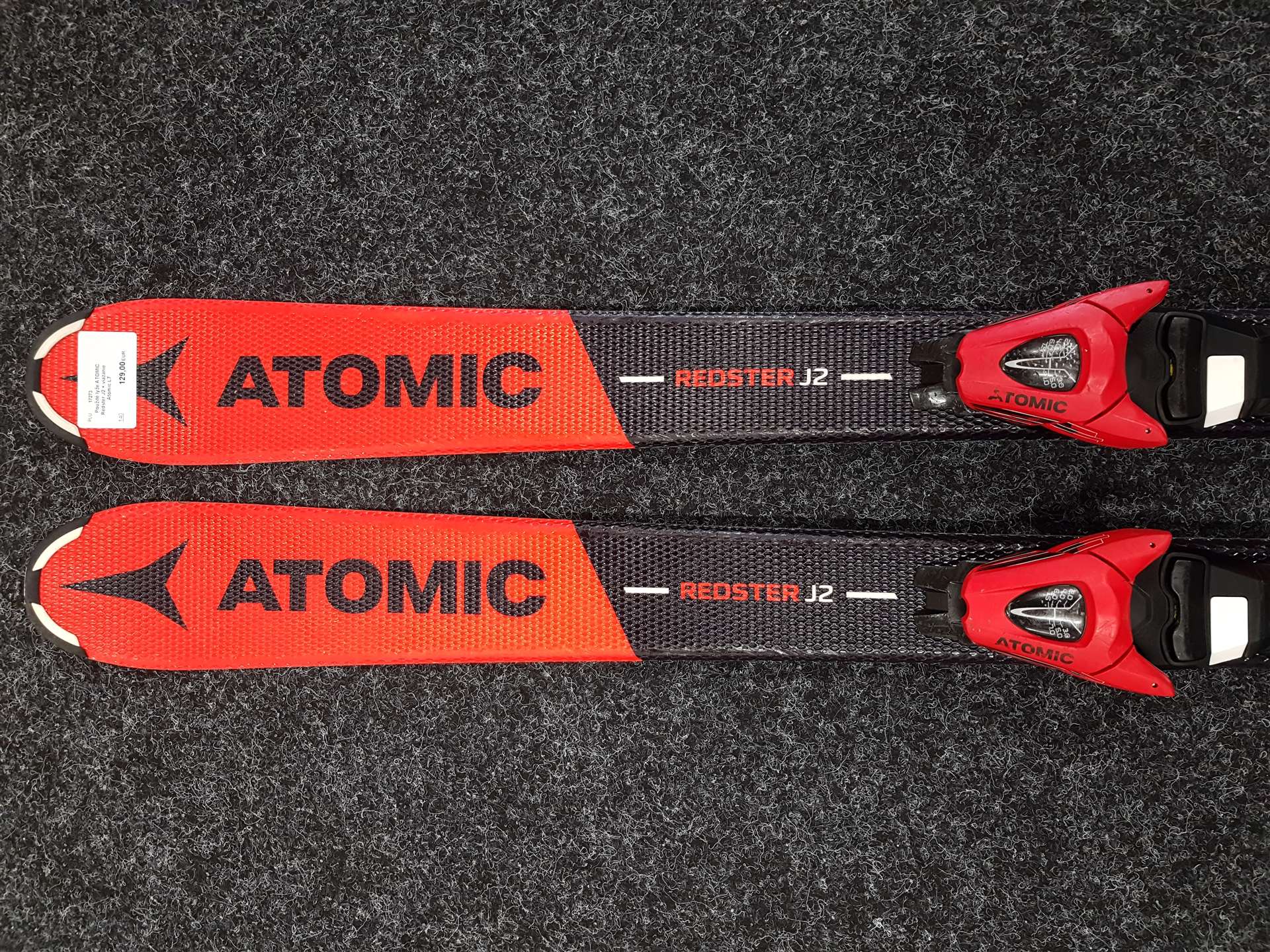 Použité lyže ATOMIC Redster J2 + viazanie   Atomic L7