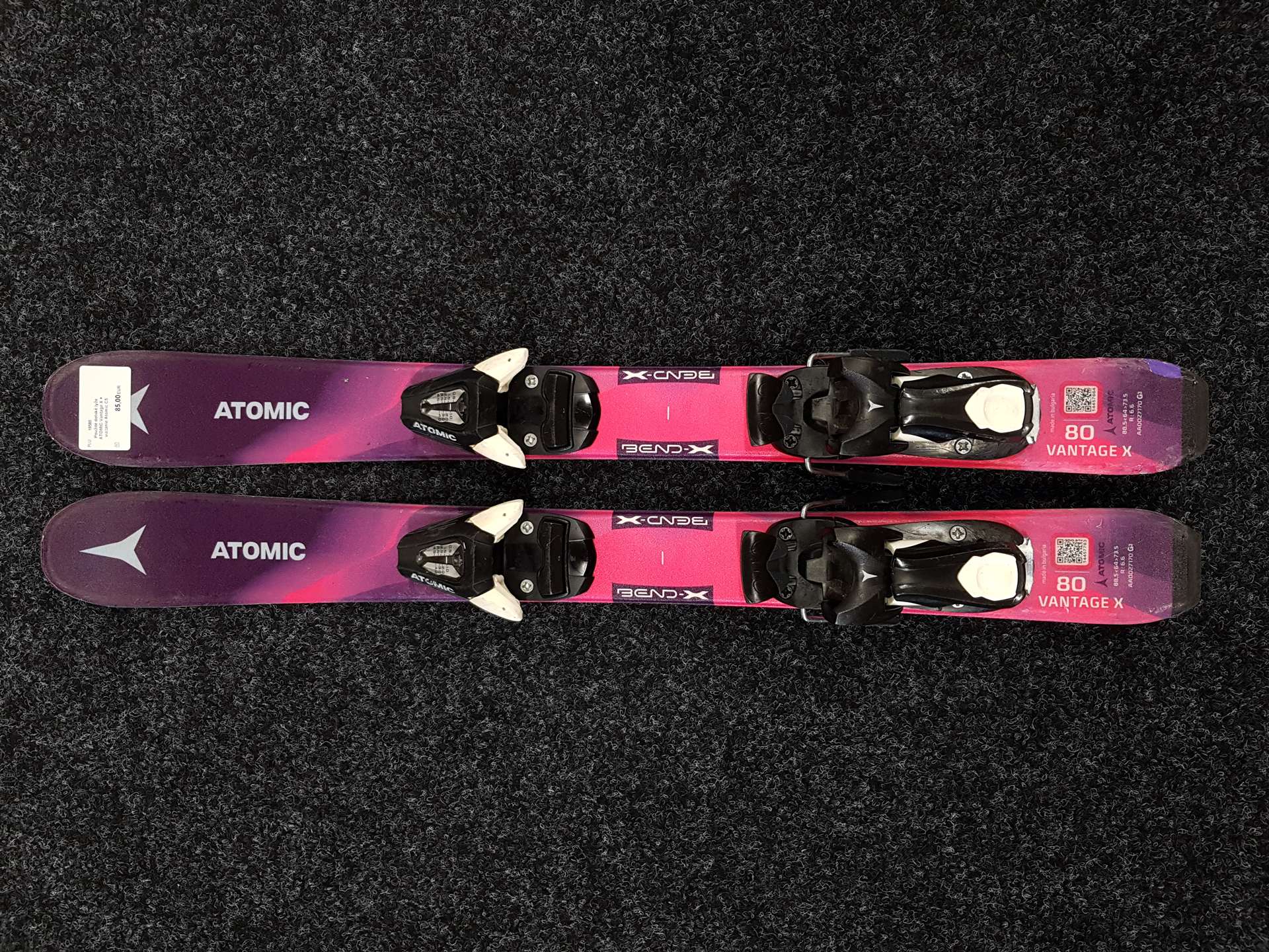 Použité detské lyže ATOMIC Vantage X + viazanie Atomic C5