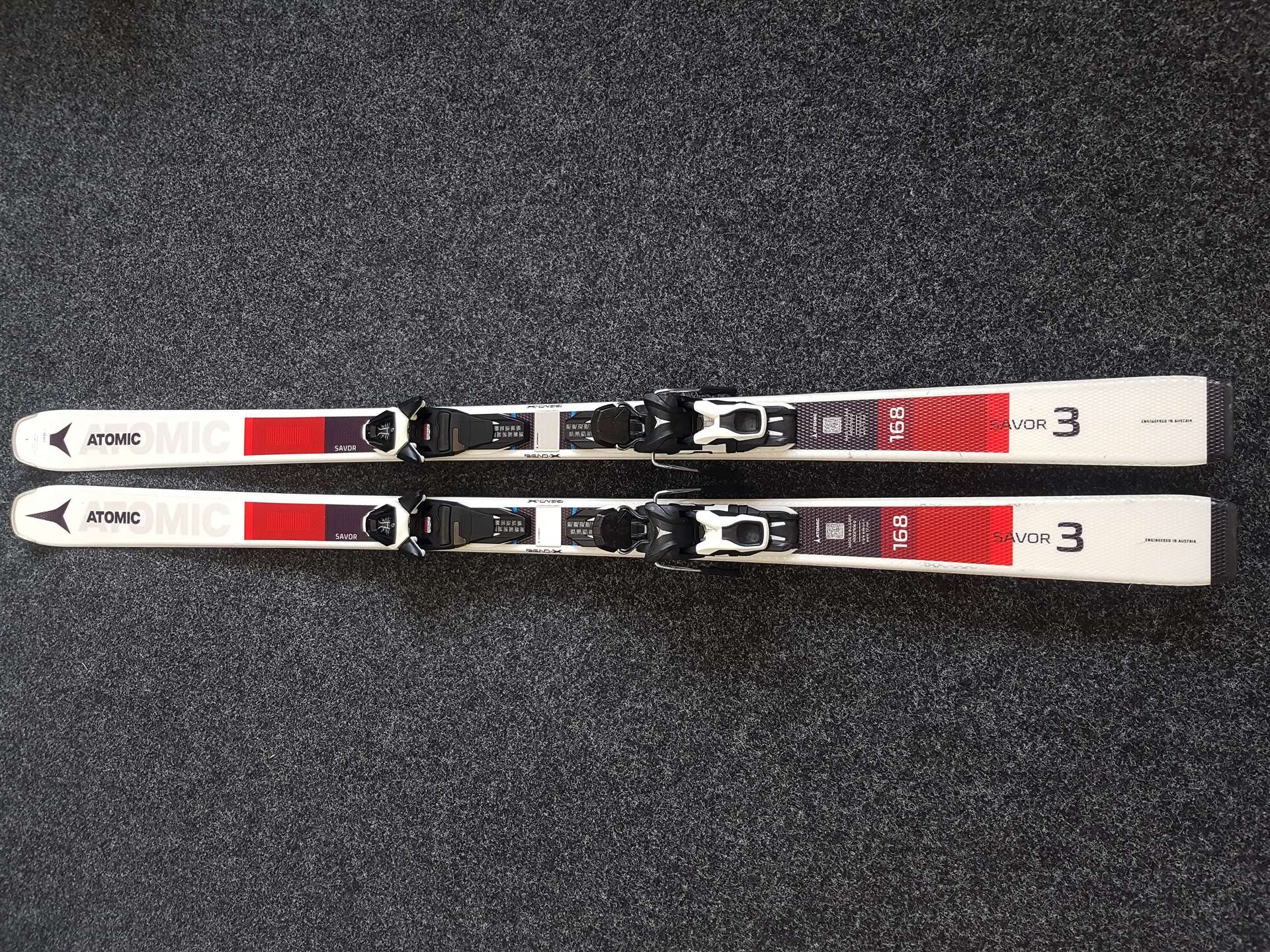 Použité lyže ATOMIC Savor 3 + viazanie Atomic10