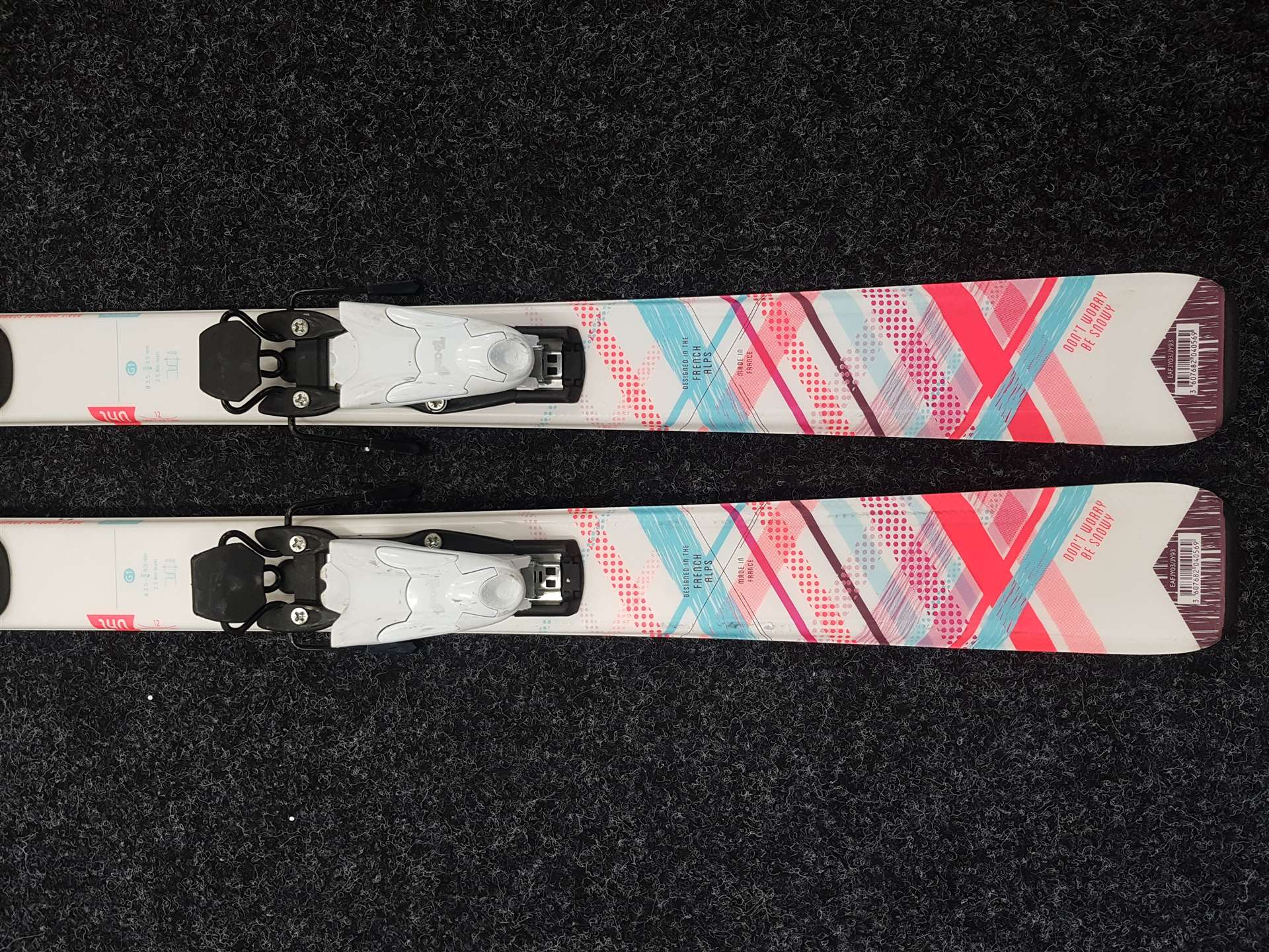 Použité lyže WEDZE Starliner girly + viazanie Look Team 4,5