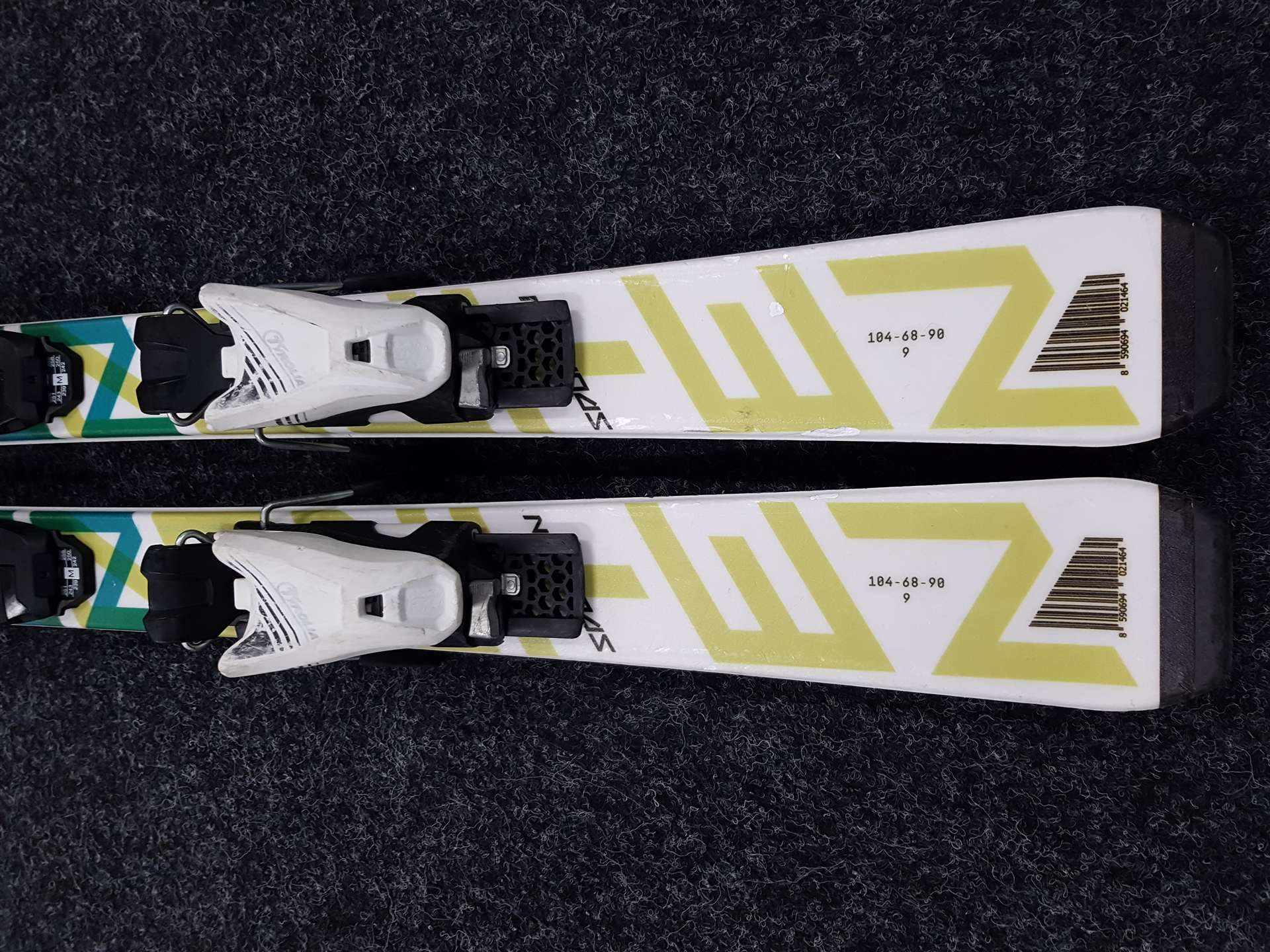 Použité detské lyže SPORTEN Street + viazanie Tyrolia 4.5