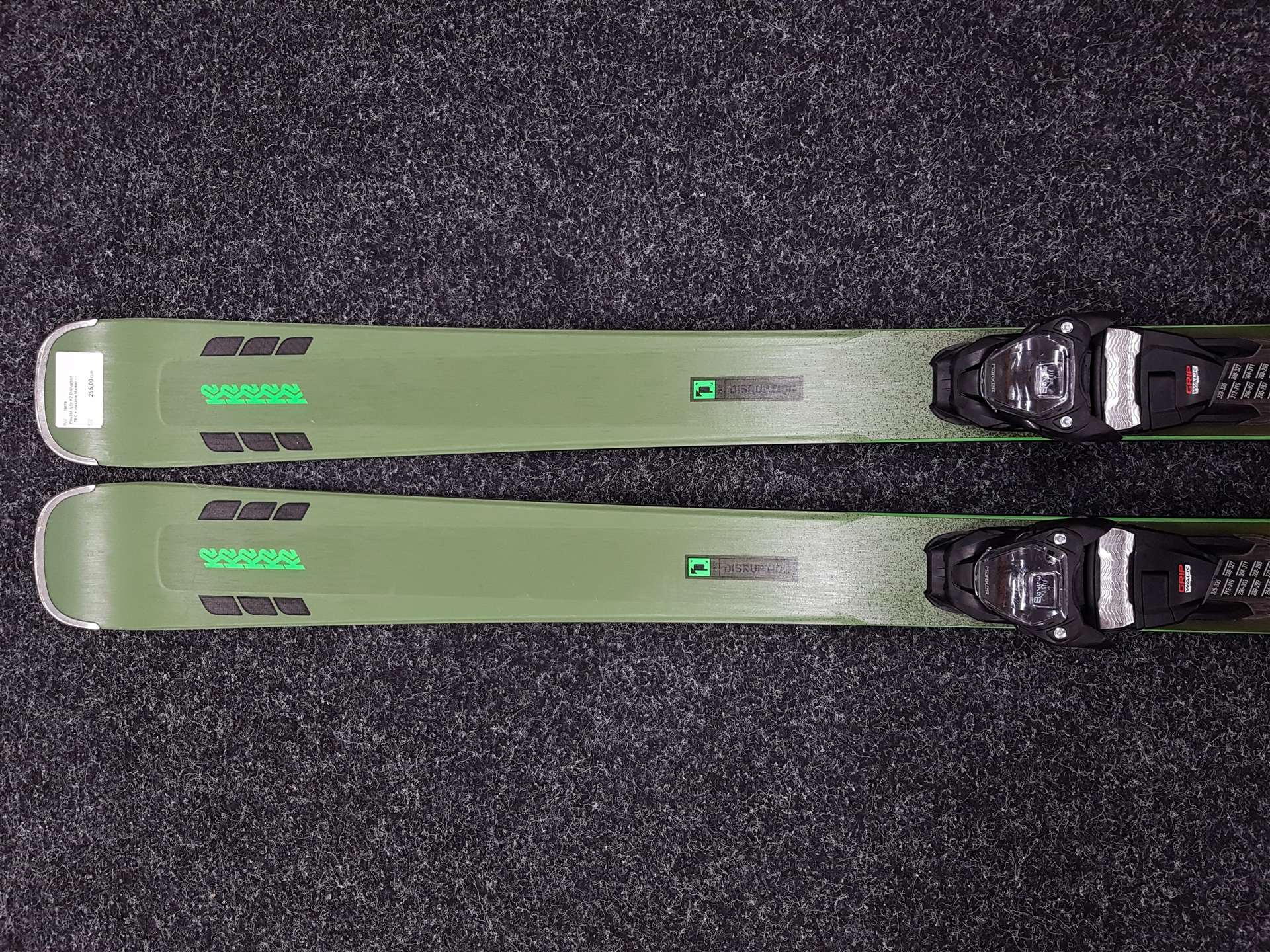 Použité lyže K2 Disruption 78 C + viazanie Marker 11