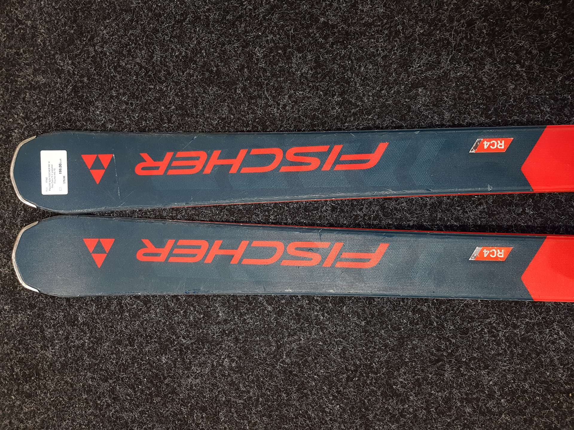 Použité lyže FISCHER RC 4 The Curv TI + viazanie Fischer RS 10