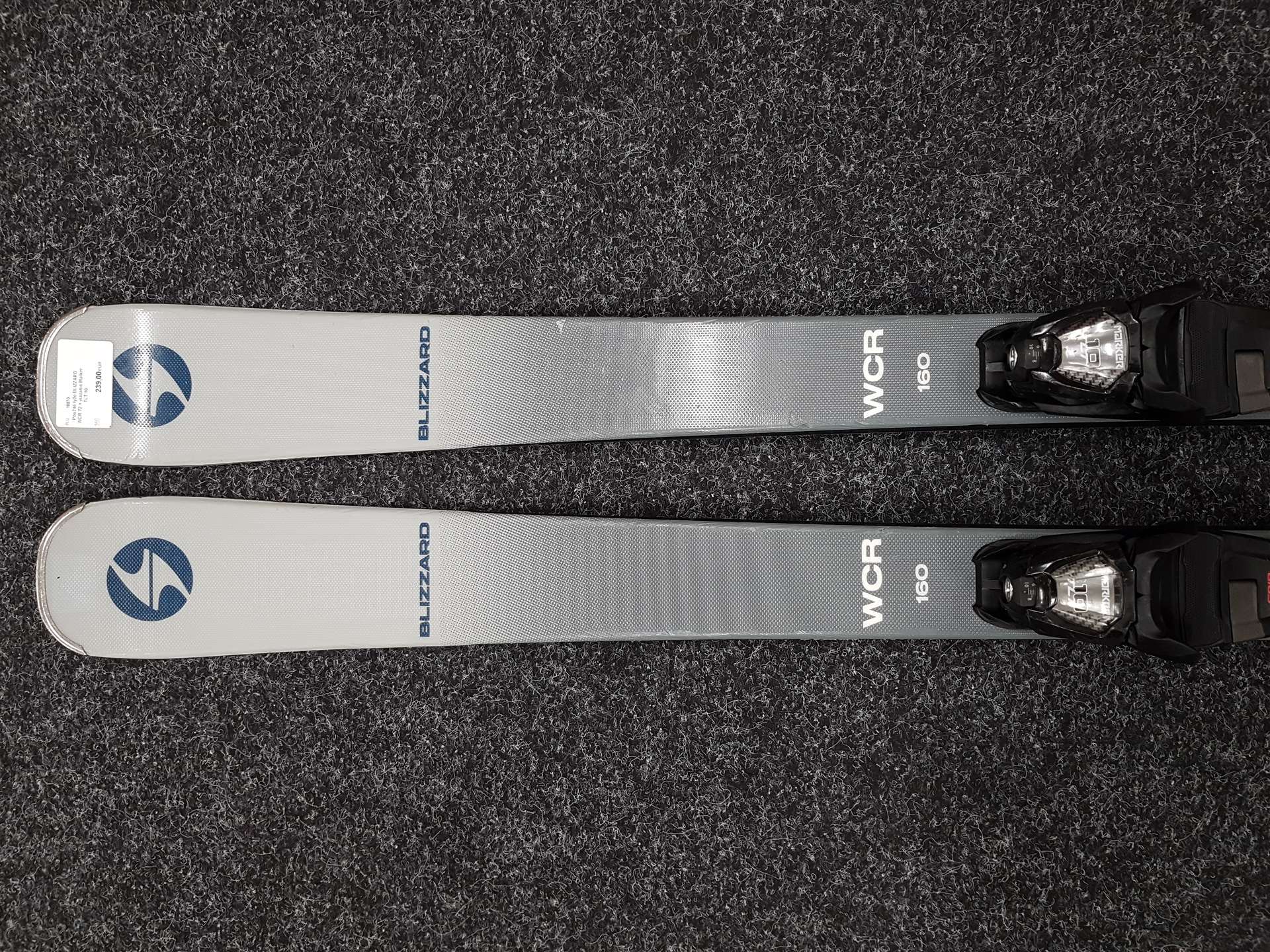 Použité lyže BLIZZARD WCR 72 + viazanie Marker TLT 10