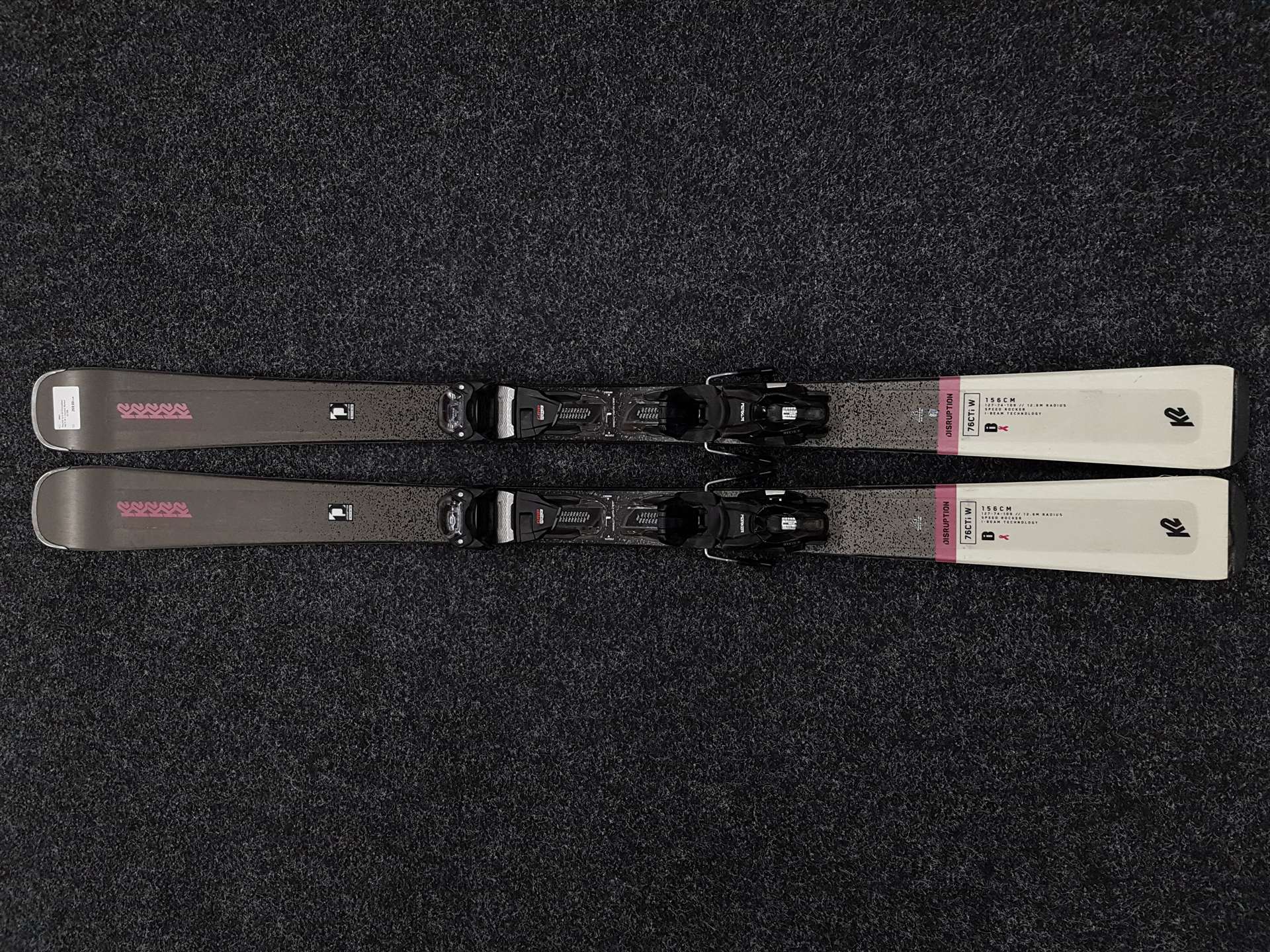 Použité lyže K2 Disruption 76 CTi W + viazanie Marker 10 DIN