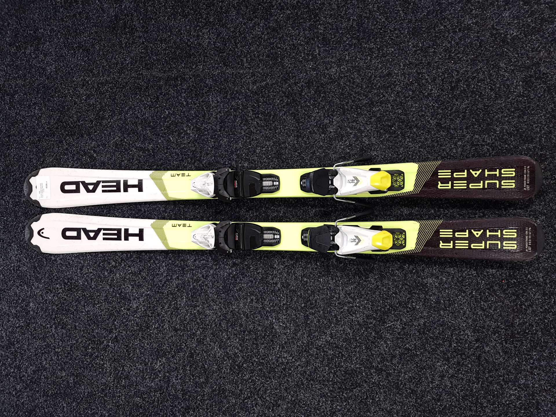 Použité detské lyže HEAD Team + viazanie Head SLR 7.5 AC