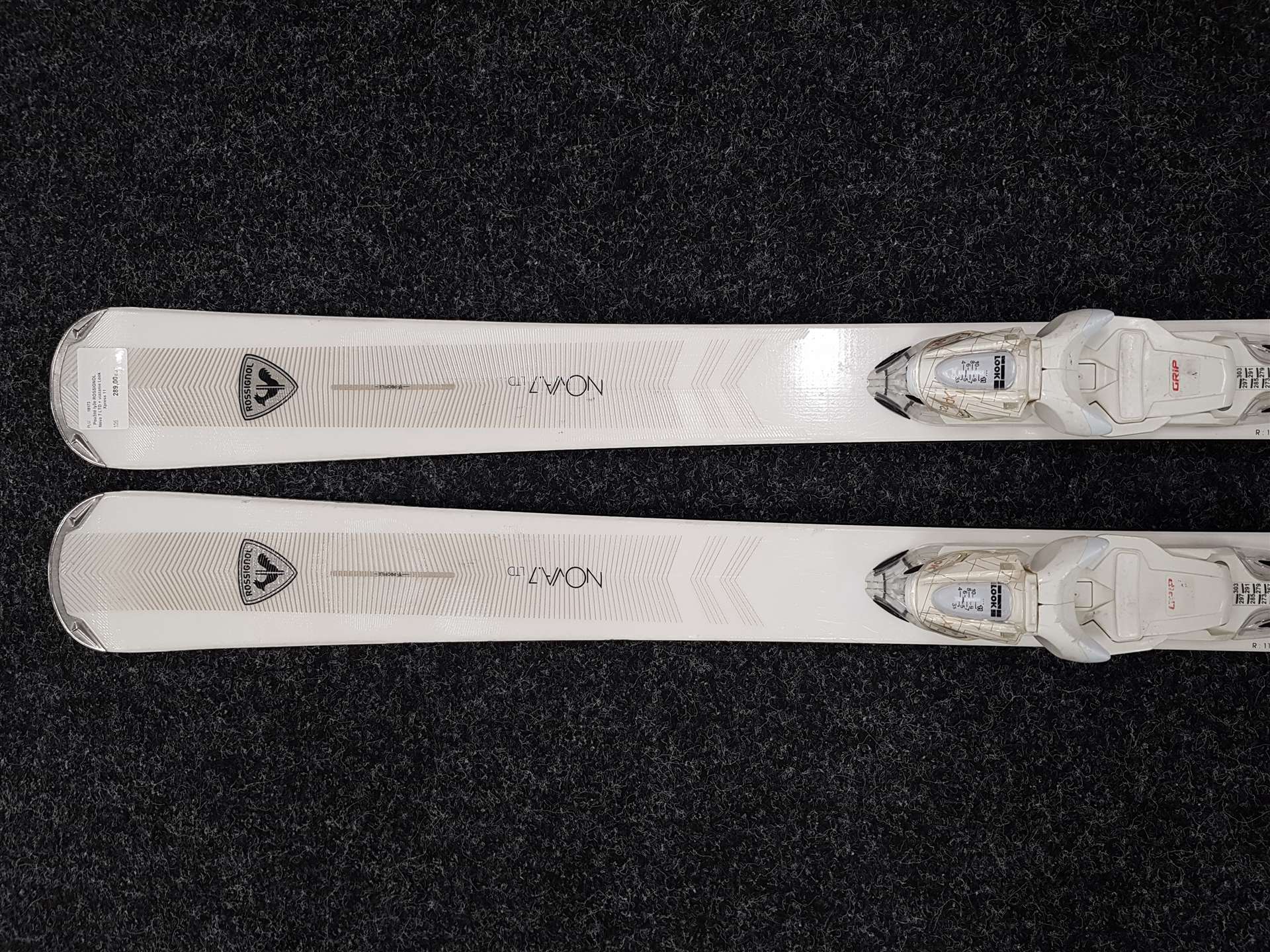 Použité lyže ROSSIGNOL Nova 7 LTD + viazanie Look Xpress 11