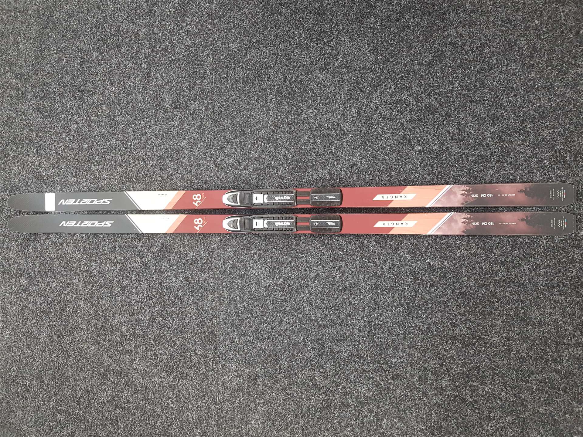 Použité bežecké lyže (backcountry) SPORTEN Ranger + viazanie NNN  Roteffella