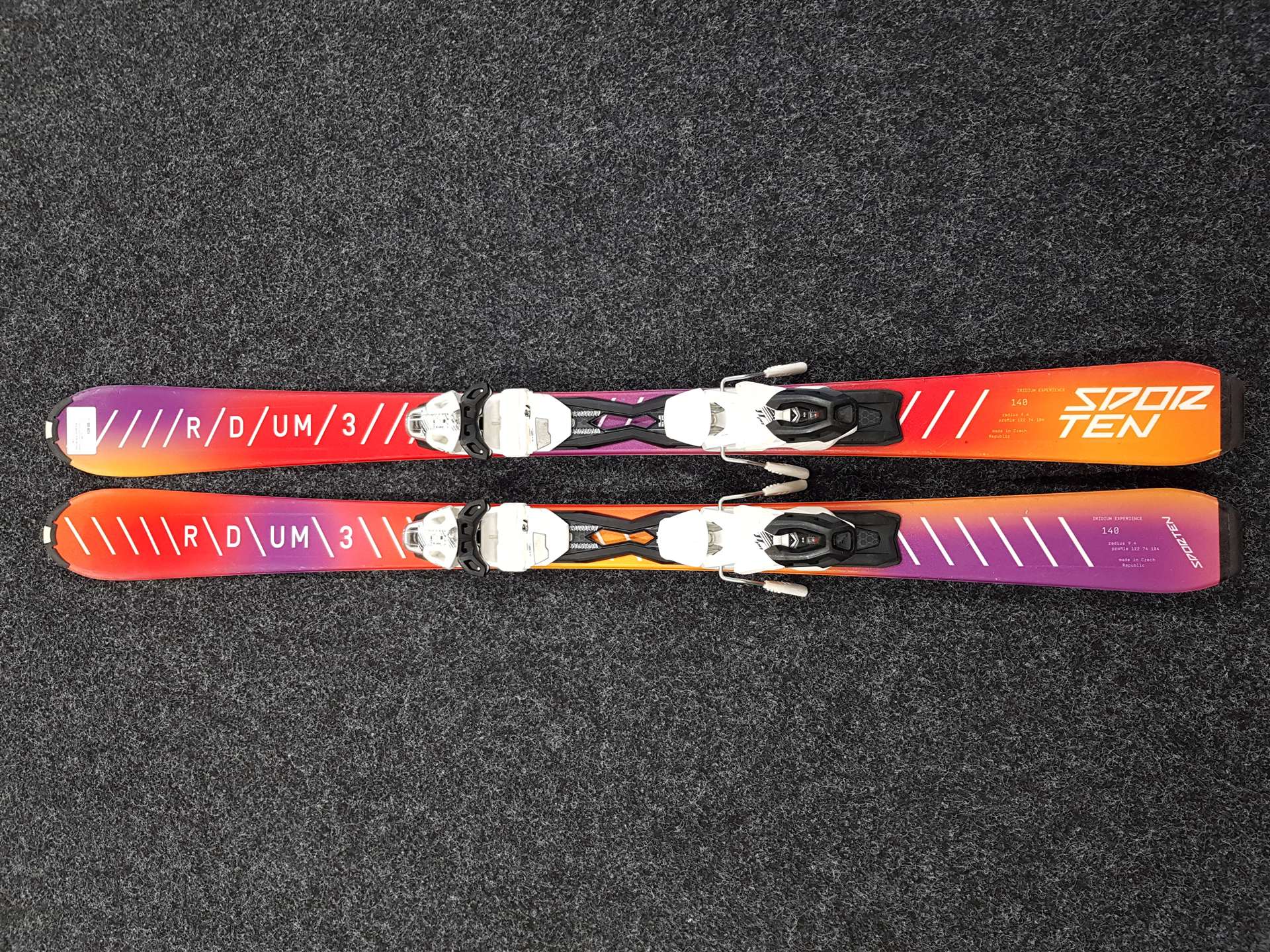 Použité lyže SPORTEN Iridium 3 + viazanie Tyrolia PR 11
