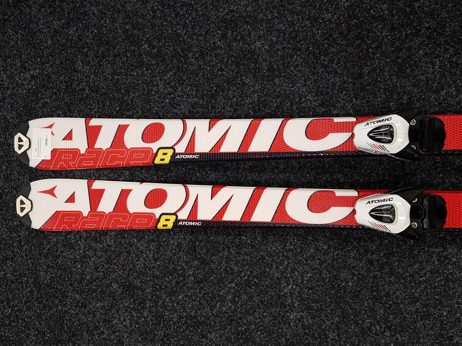 Použité lyže ATOMIC Race 8 + viazanie Atomic Evox 7