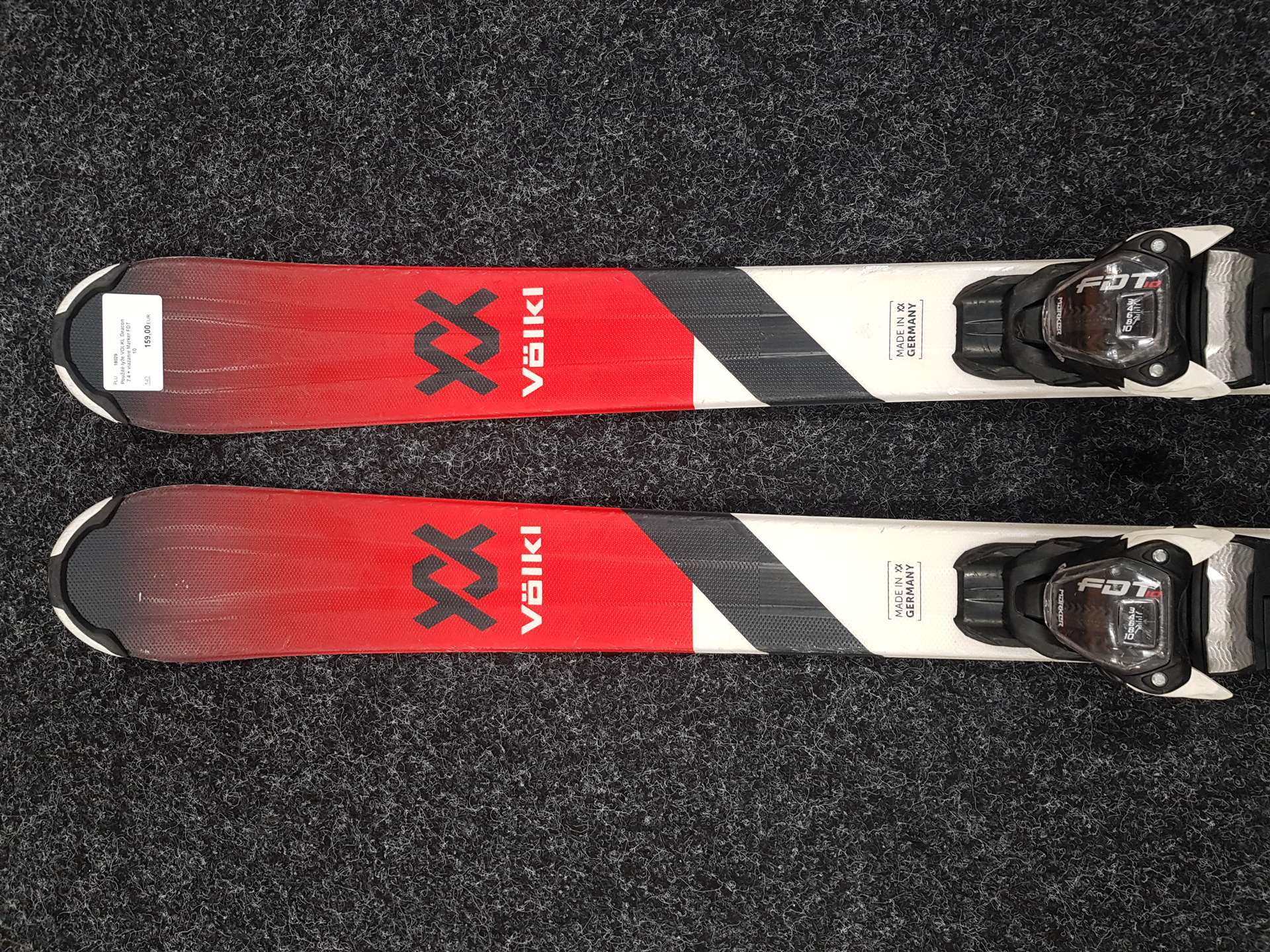 Použité lyže VOLKL Deacon 7.4 + viazanie Marker FDT 10