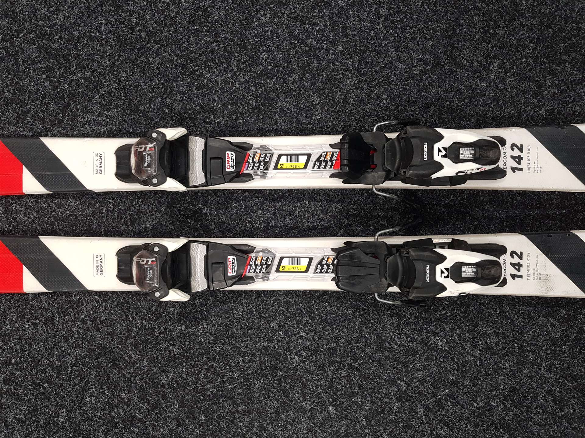 Použité lyže VOLKL Deacon 7.4 + viazanie Marker FDT 10