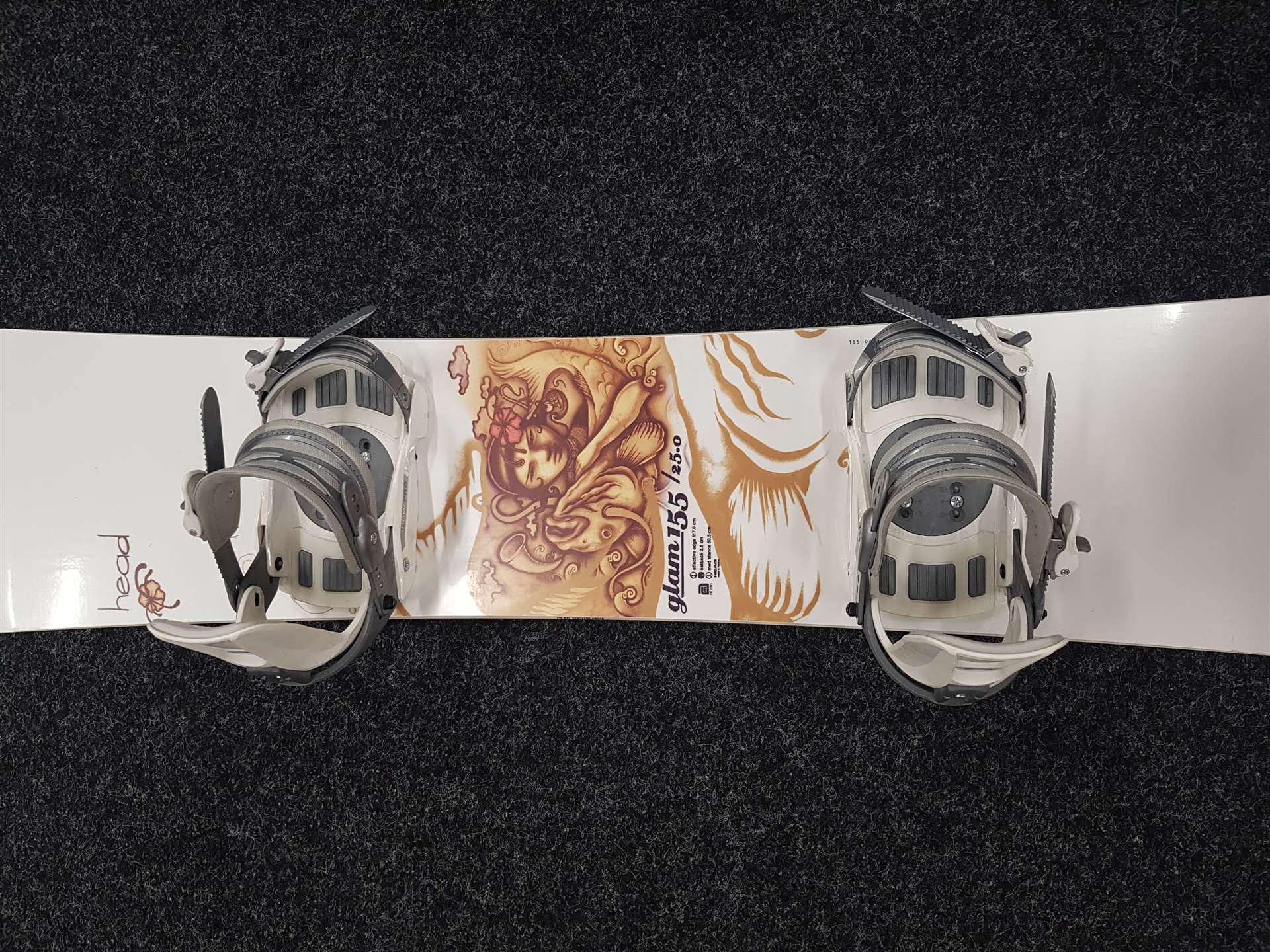 Použitý snowboard HEAD Glam 155 + viazanie Snow Pro veľkosť M