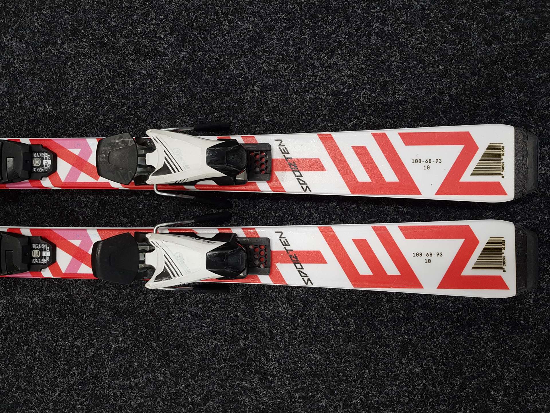 Použité detské lyže SPORTEN Street + viazanie Tyrolia SLR 7,5