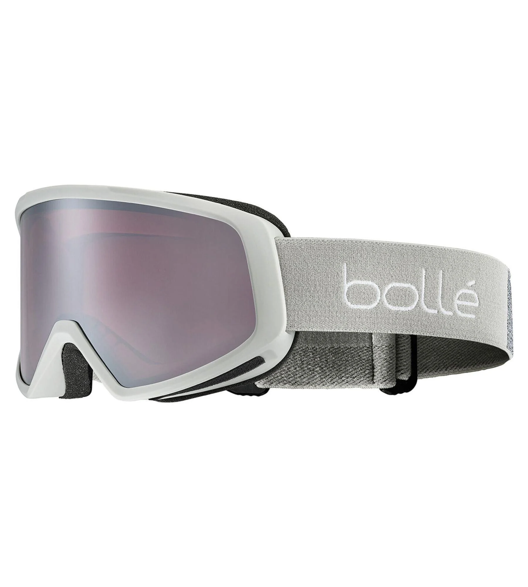 Lyžiarske okuliare Bollé BEDROCK PLUS Lightest Grey Matte - Vermillon Gun Cat 2