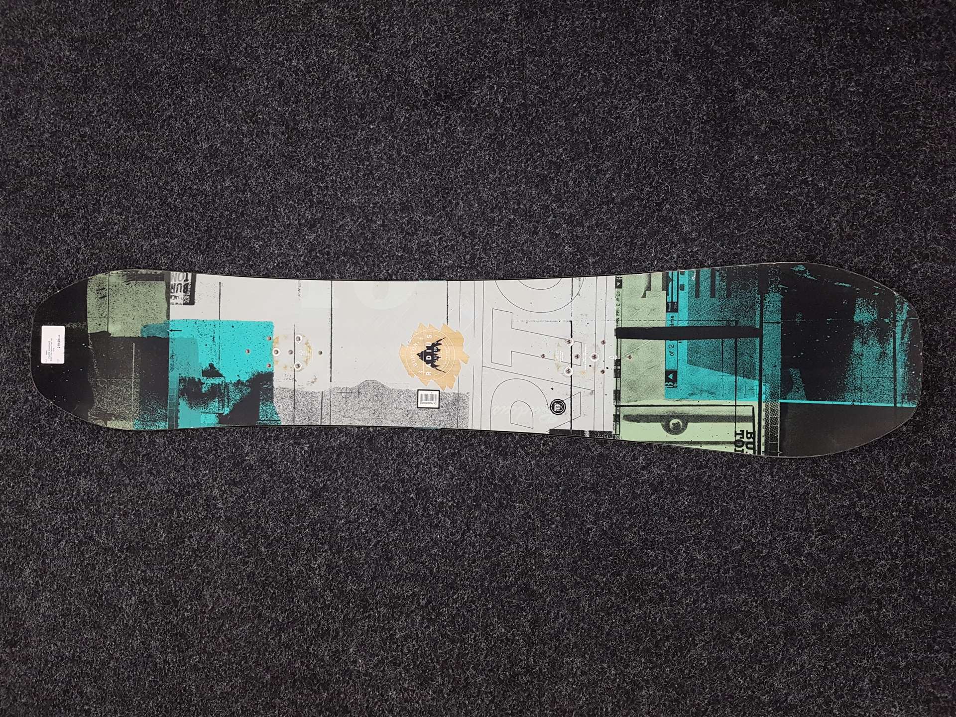 Použitý snowboard BURTON Radius Flat Top 135L
