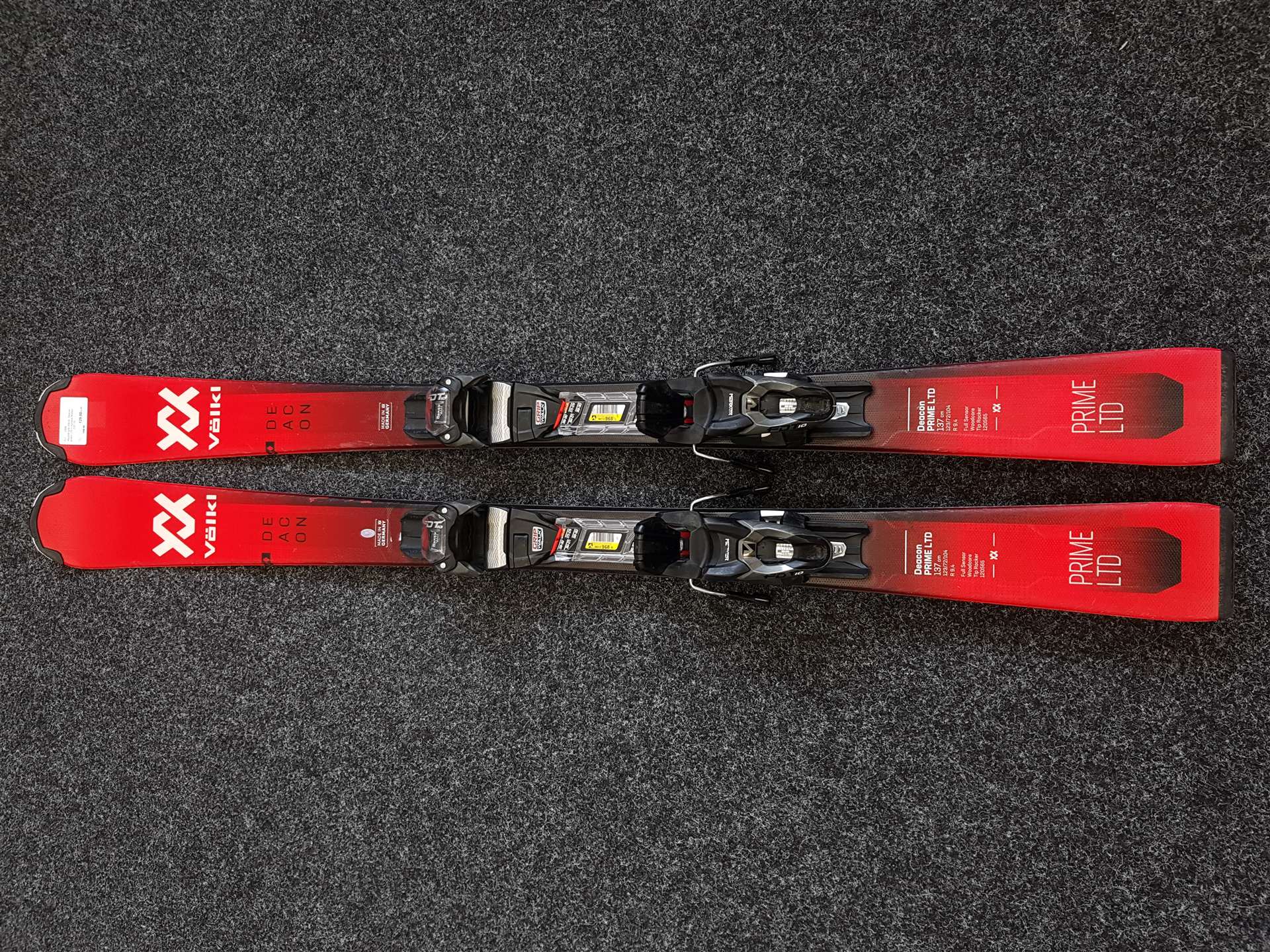 Použité lyže VOLKL Deacon prime LTD + viazanie Marker FDT 10