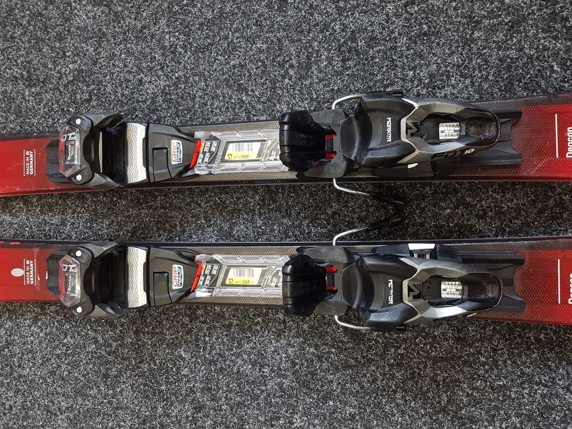 Použité lyže VOLKL Deacon prime LTD + viazanie Marker FDT 10