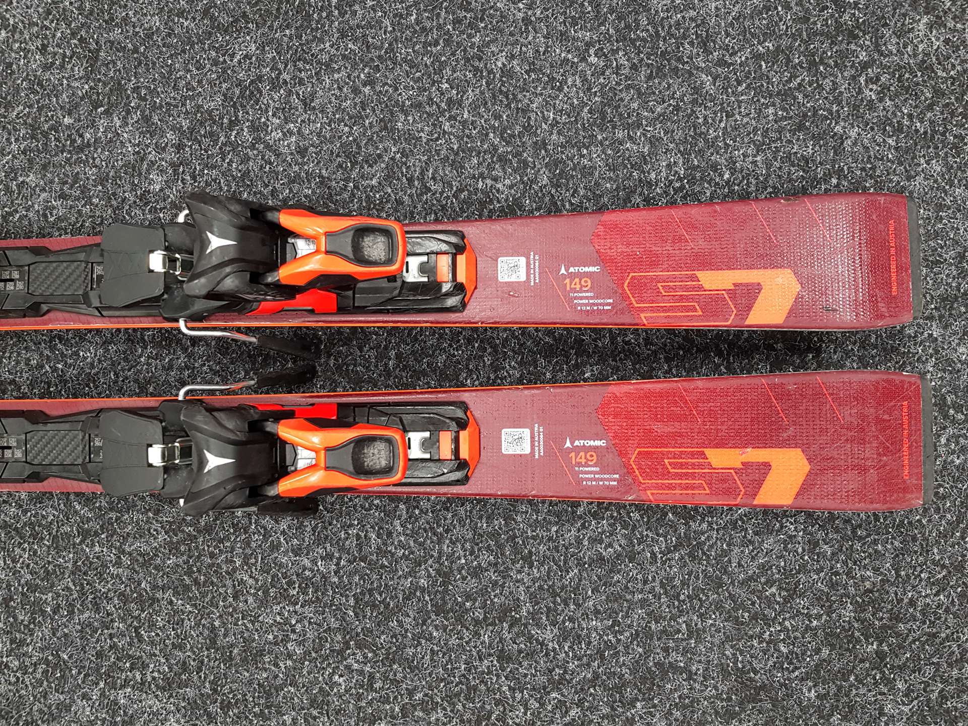 Použité lyže ATOMIC Redster S7 + viazanie Atomic M 12