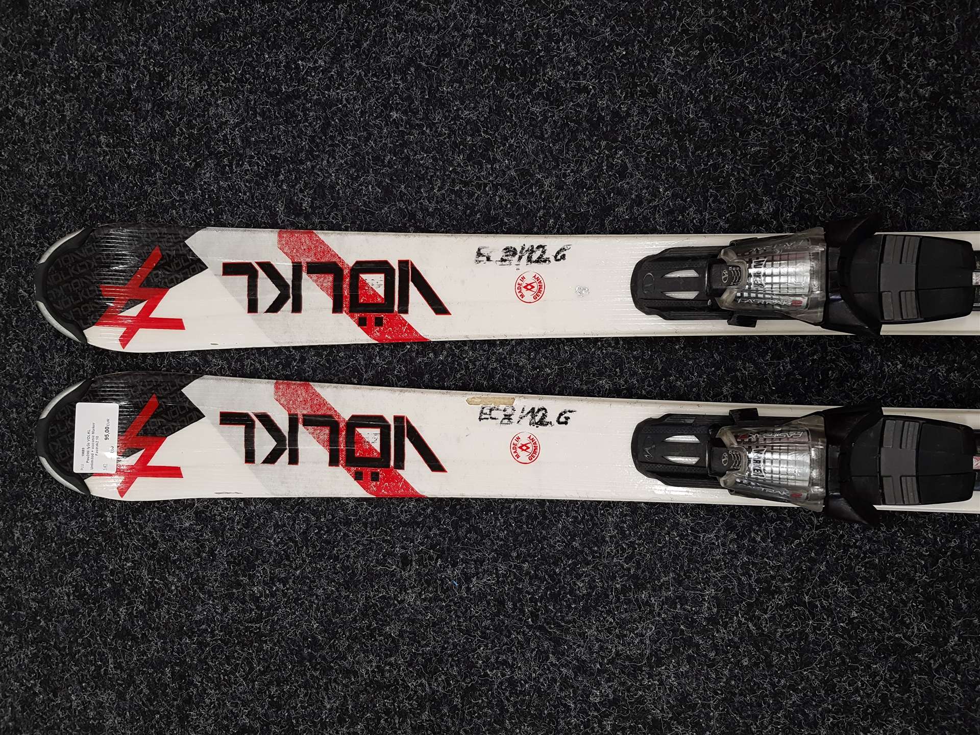 Použité lyže VOLKL Unlimited + viazanie Marker Fastrak2 10